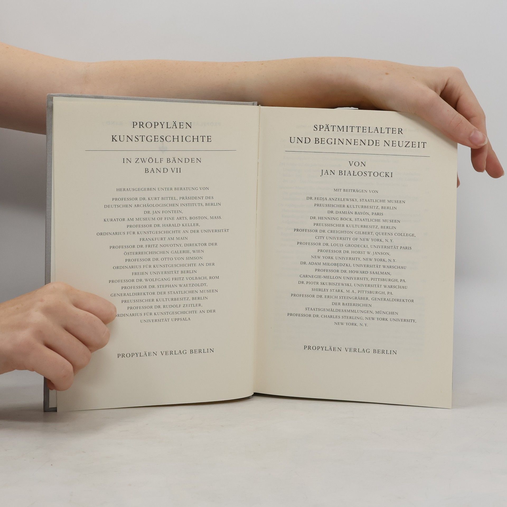 Jan Bialostocki Propyläen Kunstgeschichte 7. Spätmittelalter und beginnende Neuzeit