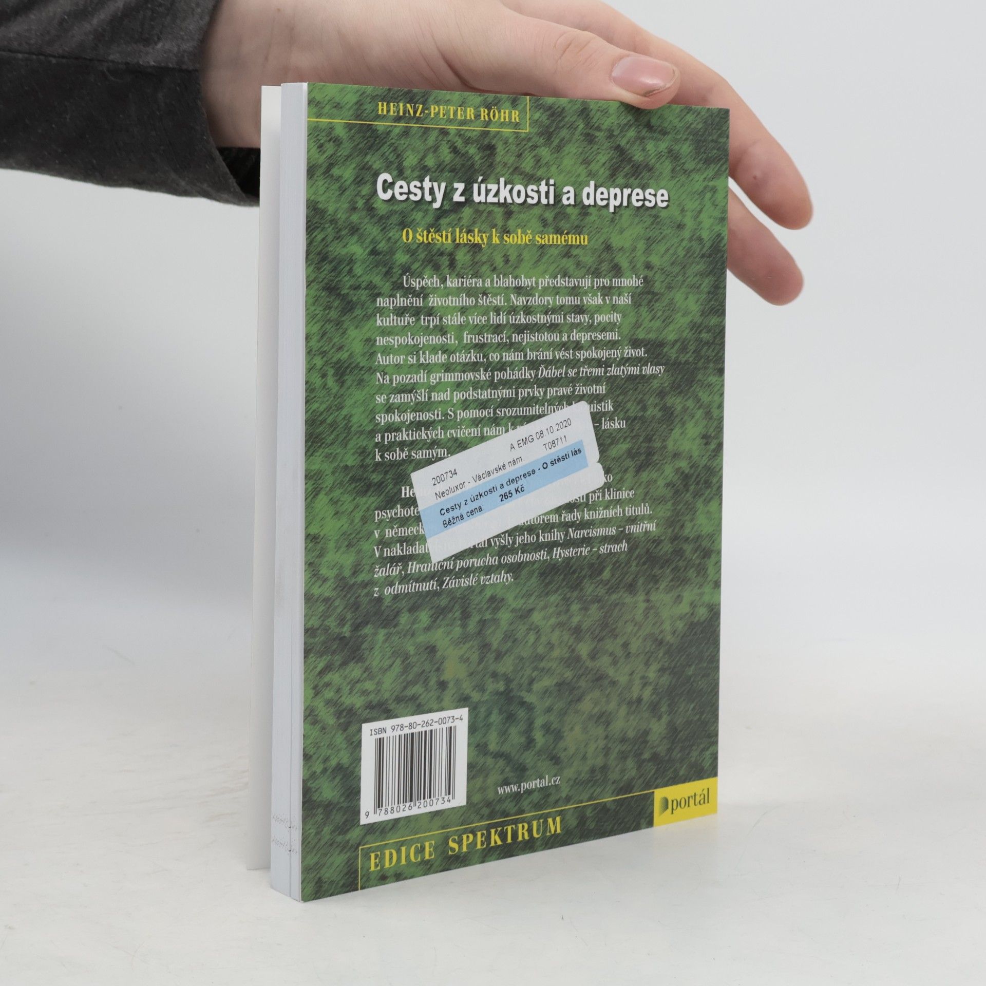Heinz-Peter Röhr Cesty z úzkosti a deprese. O štěstí lásky k sobě samému