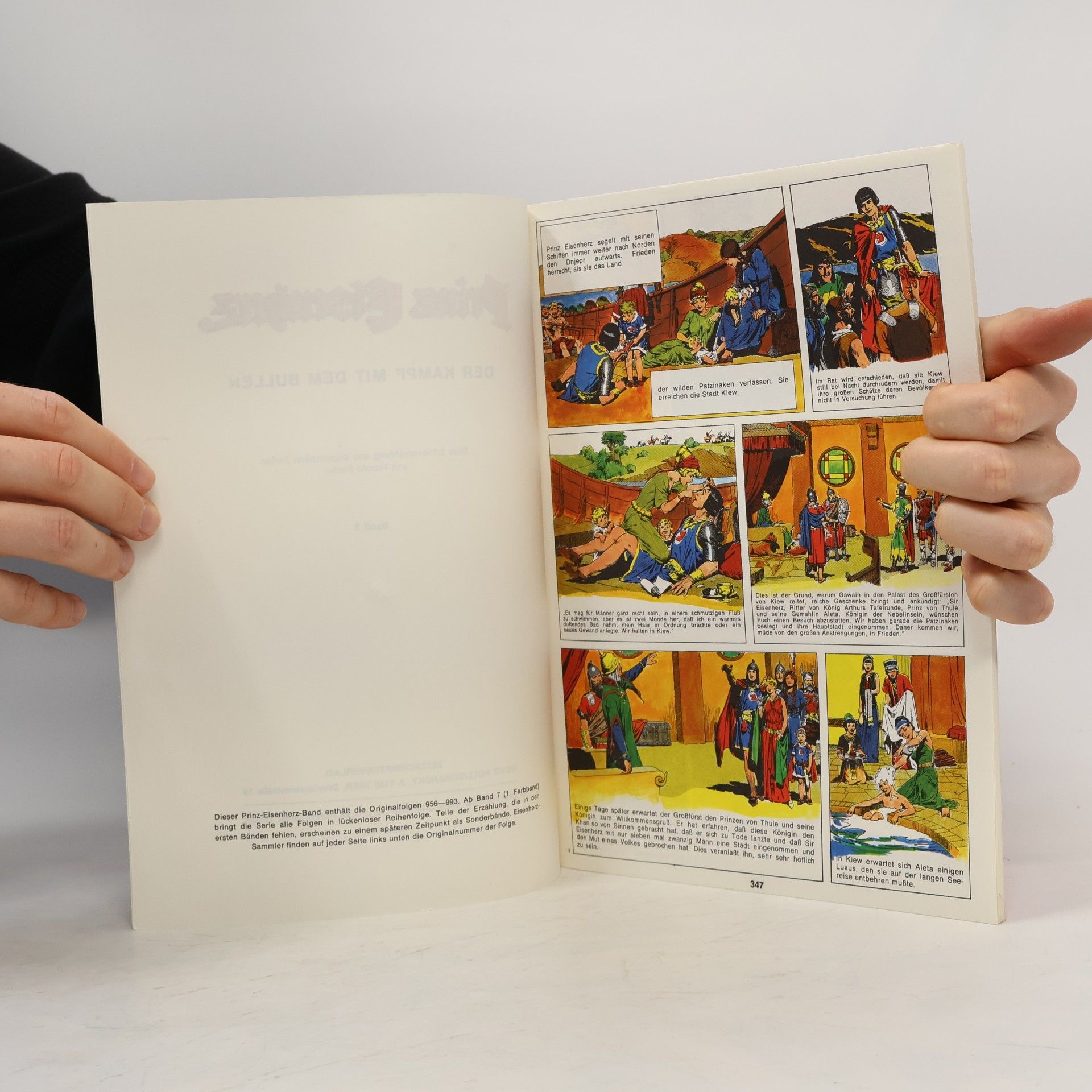 Hal Foster Prinz Eisenherz 9. Der Kampf mit dem Bullen