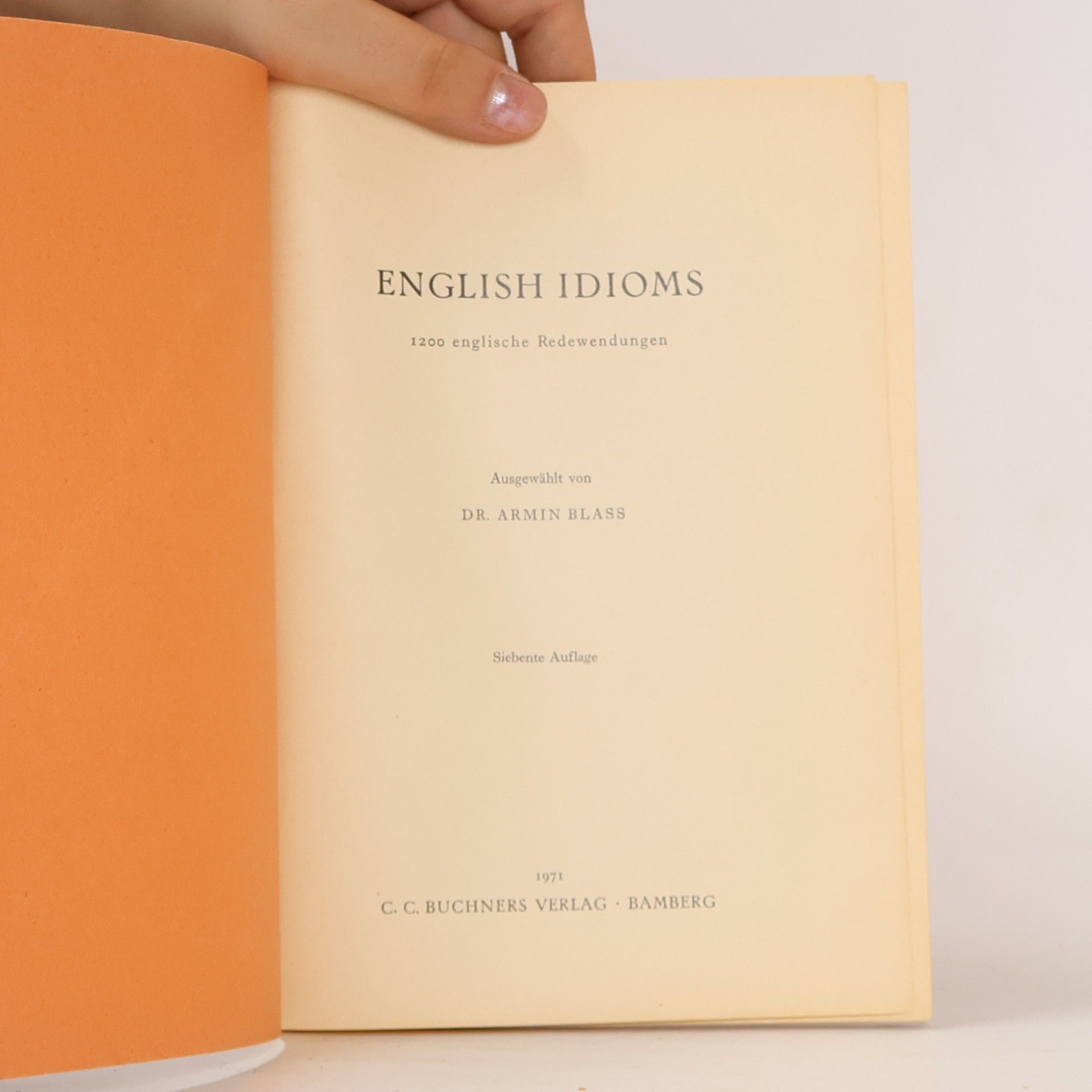 Armin Blass English idioms