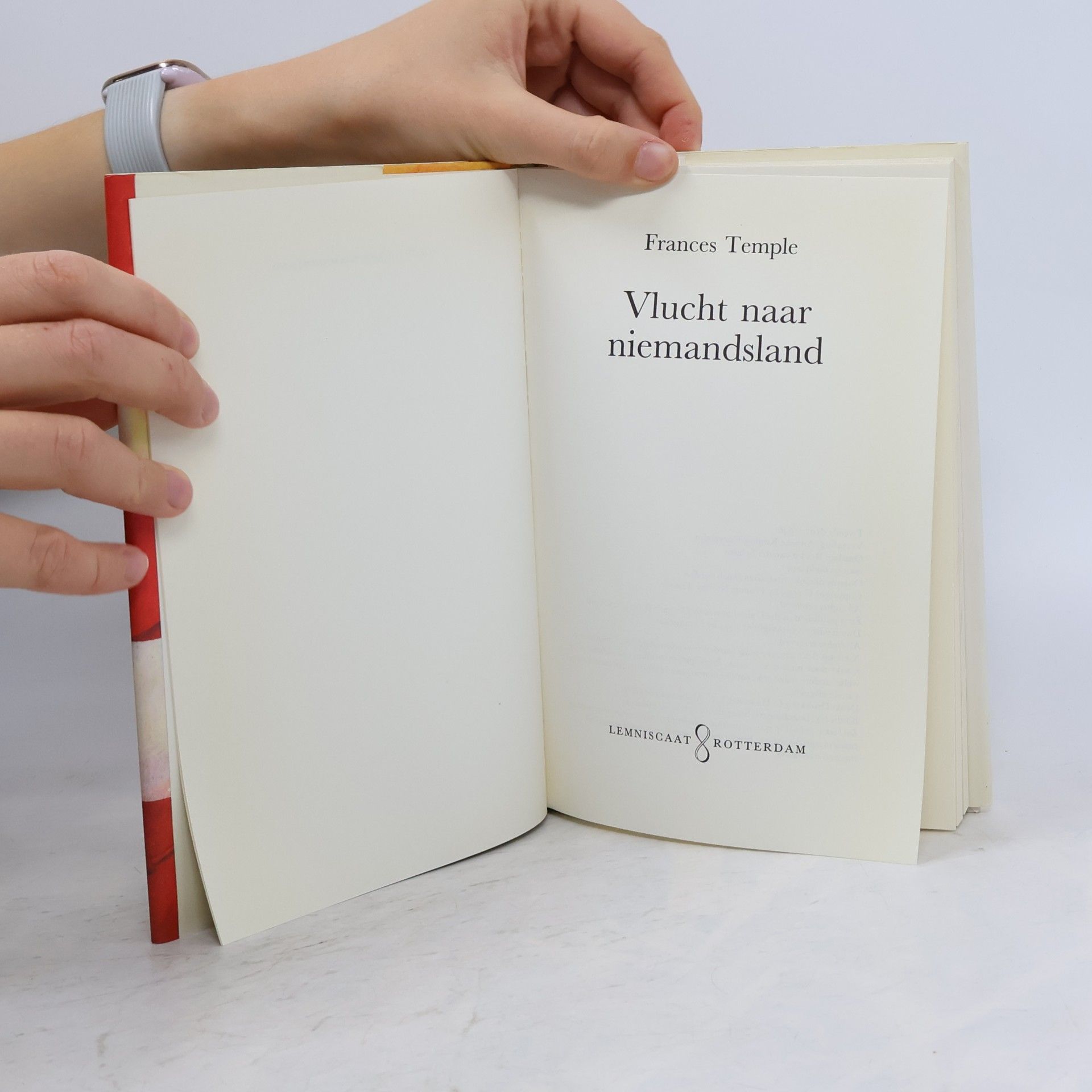 Frances Temple Vlucht naar niemandsland