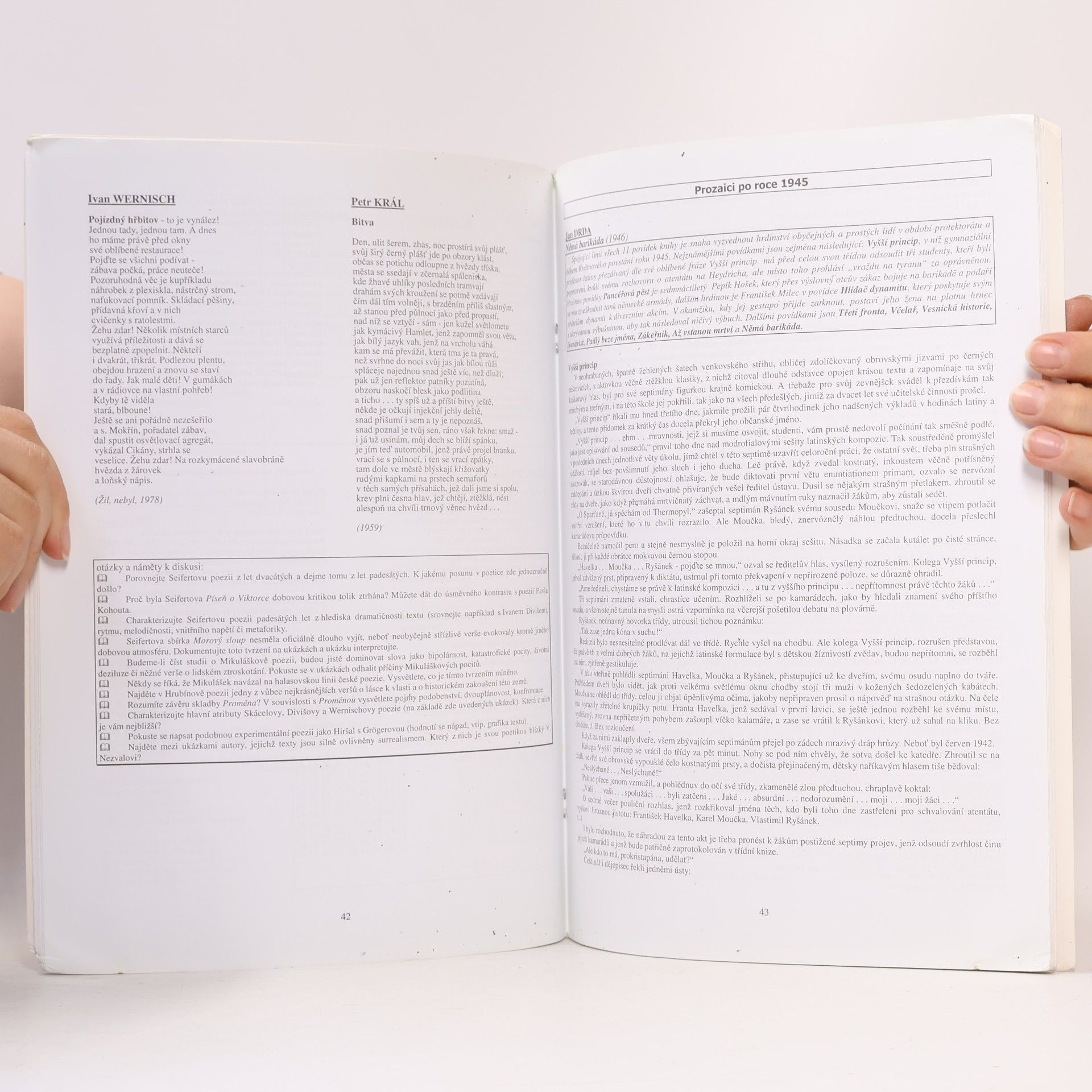 Vladimír Prokop Čítanka k Přehledu české literatury 20. století