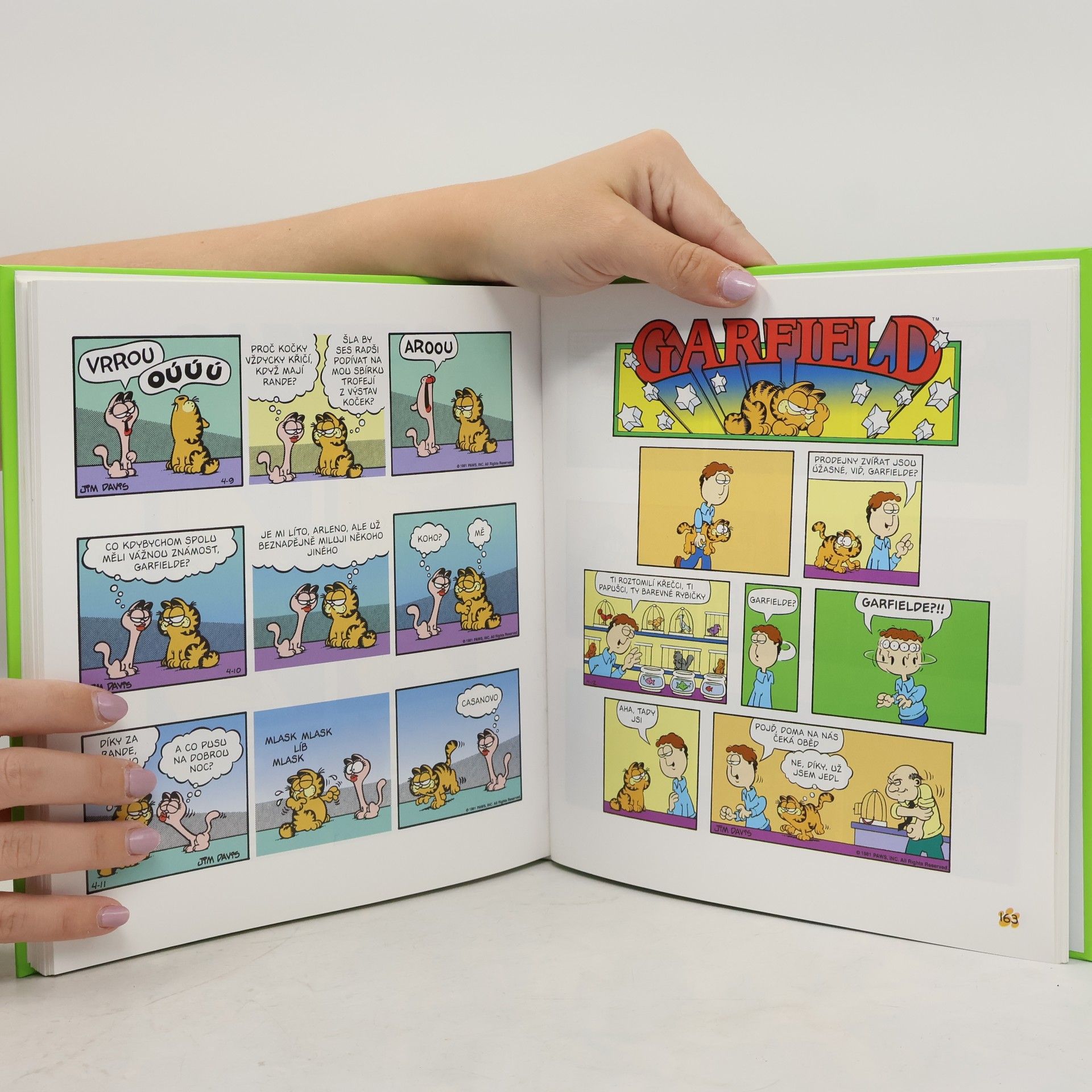 Jim Davis Garfield v plné parádě