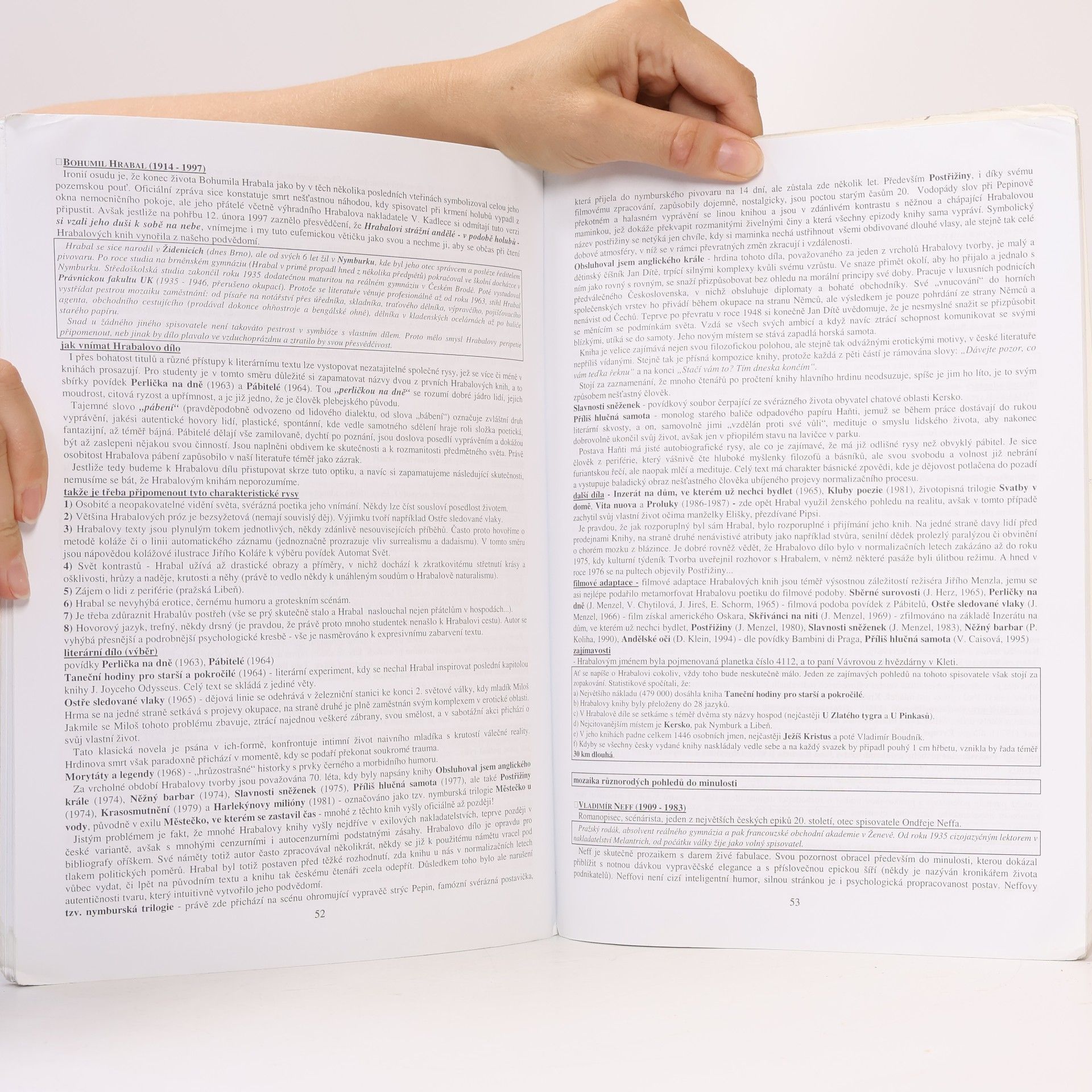 Vladimír Prokop Přehled české literatury 20. století