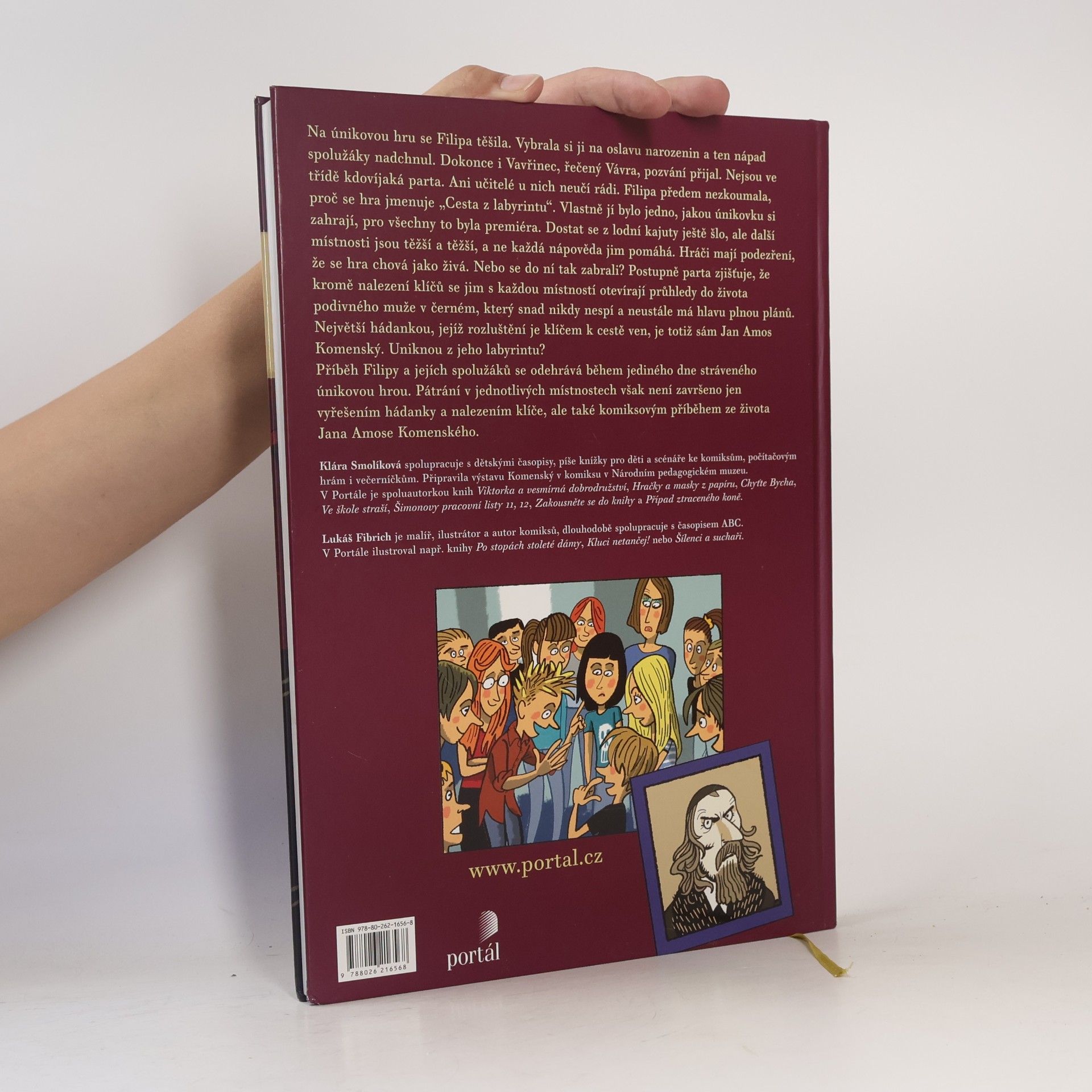 Klára Smolíková S Komenským do komiksu – Únikovka s Amosem