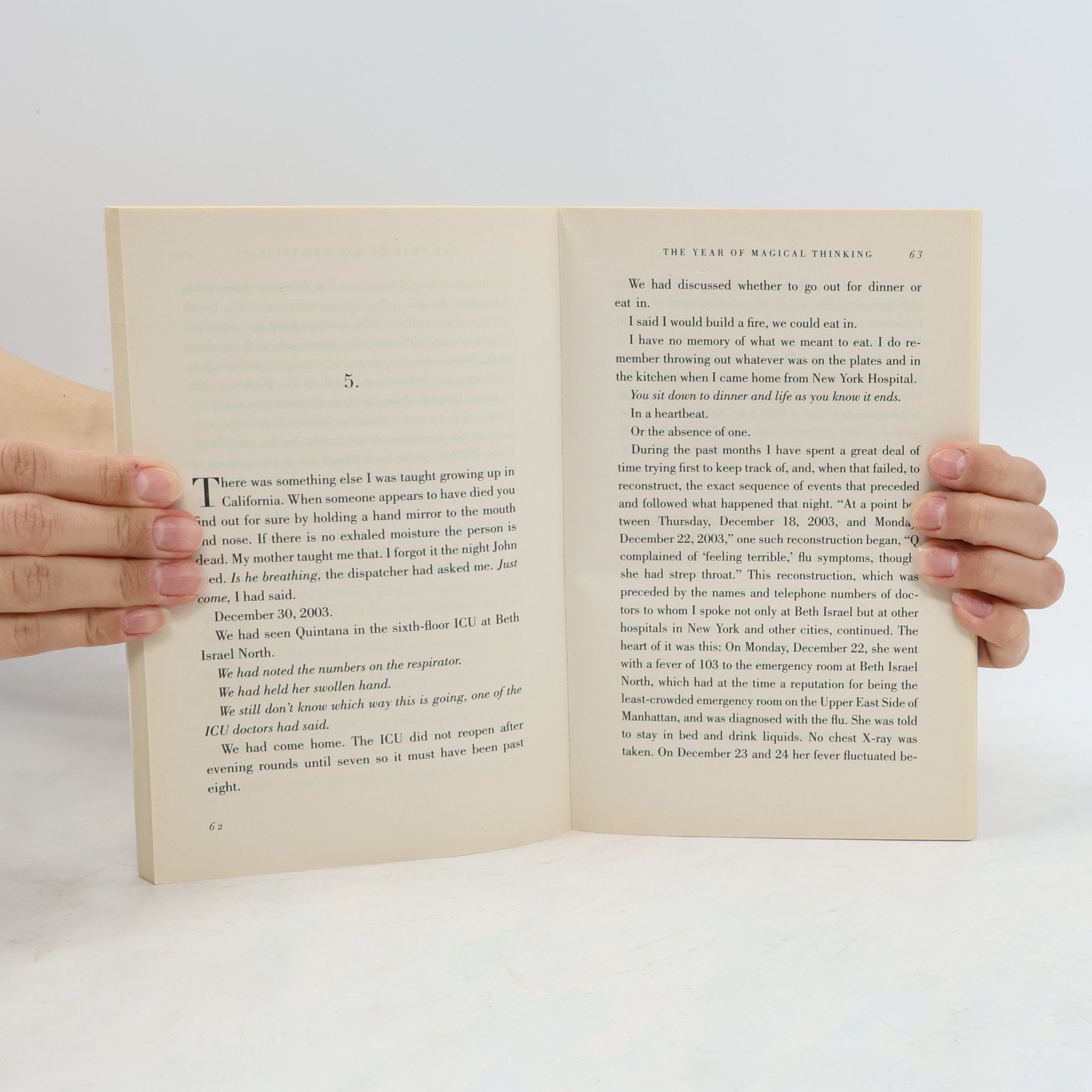 Joan Didion The year of magical thinking
