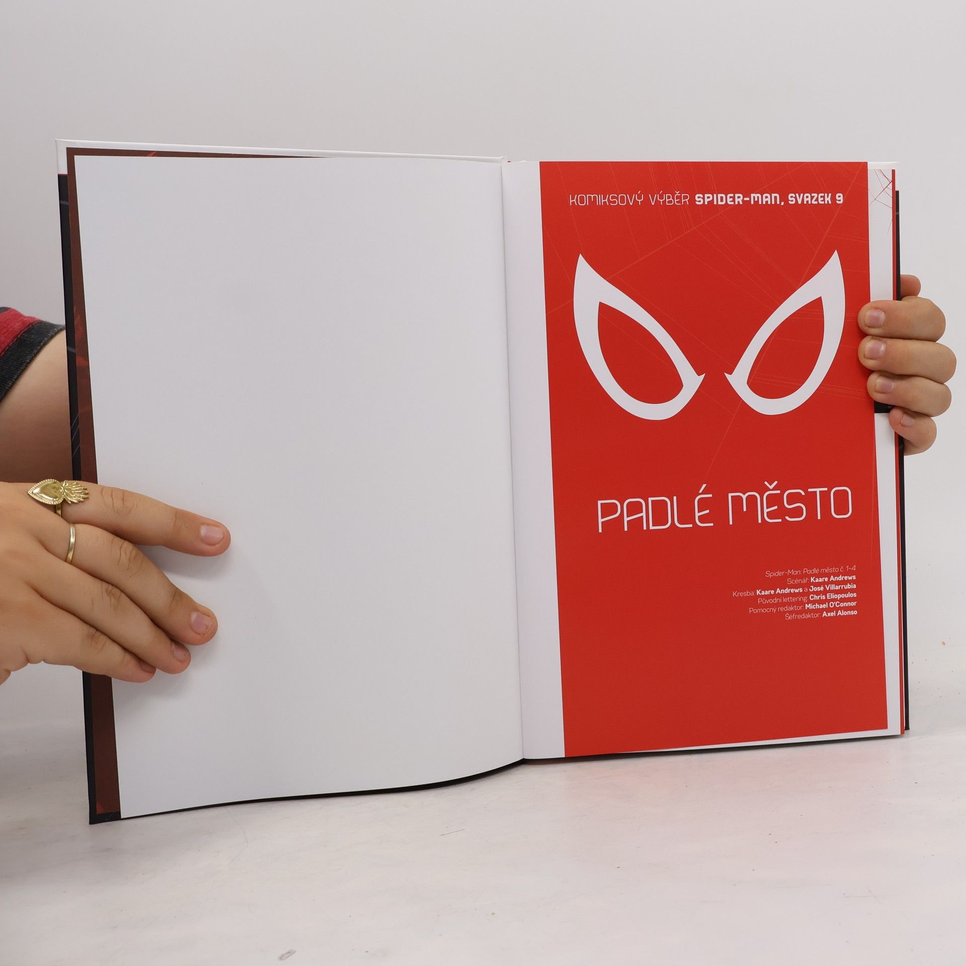 Kaare Andrews Spider-Man 9. Padlé město