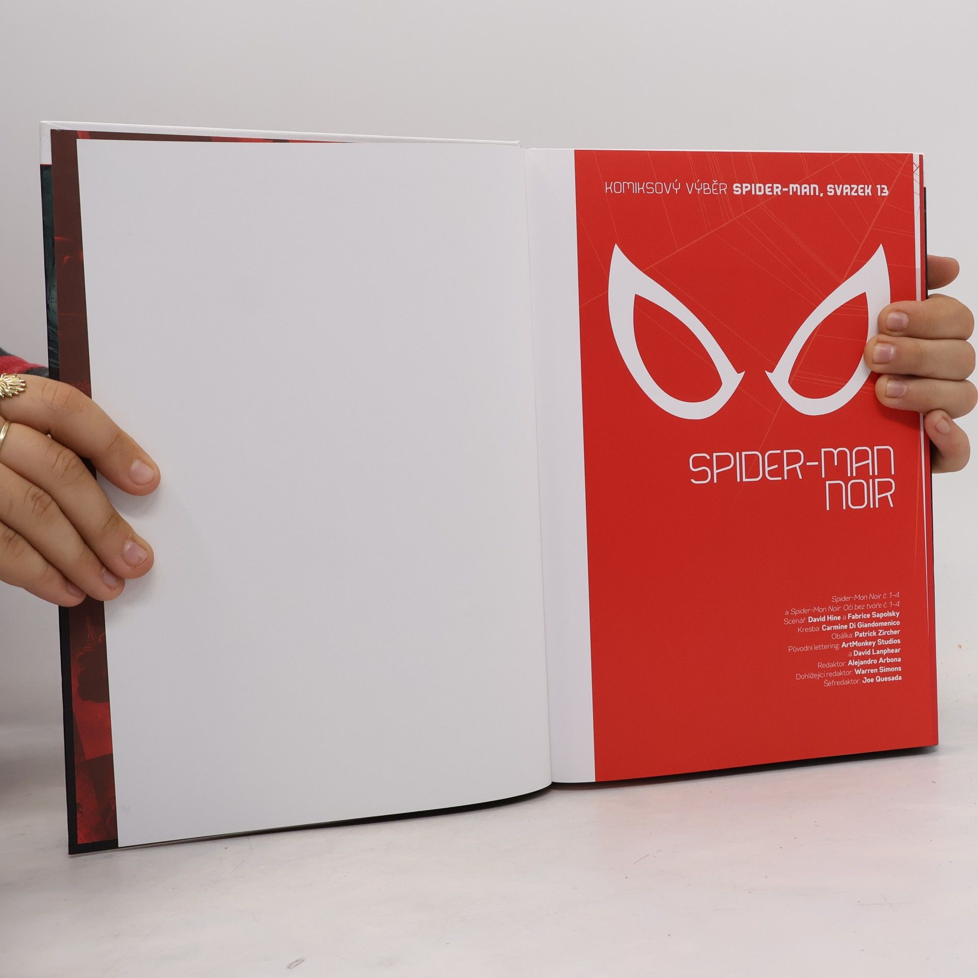 David Hine Komiksový výběr Spider-man 13. Noir