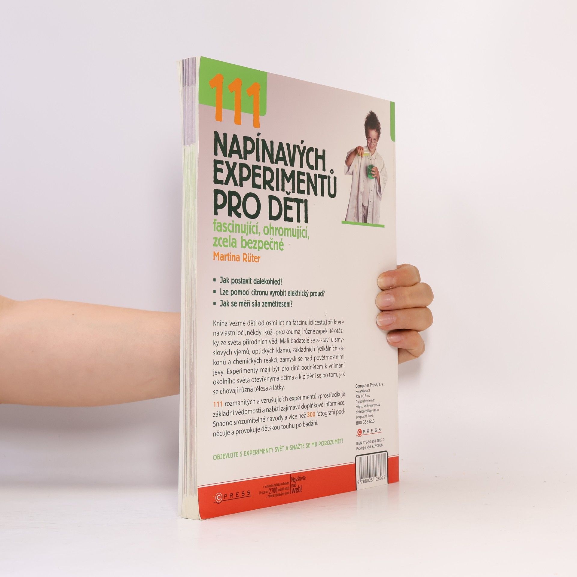 Martina Rüter 111 napínavých experimentů pro děti: Fascinující, ohromující, zcela bezpečné
