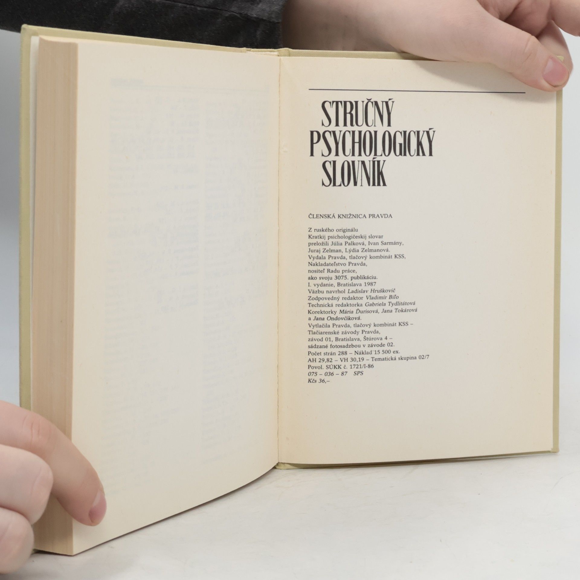 Collectif d'auteurs Stručný psychologický slovník