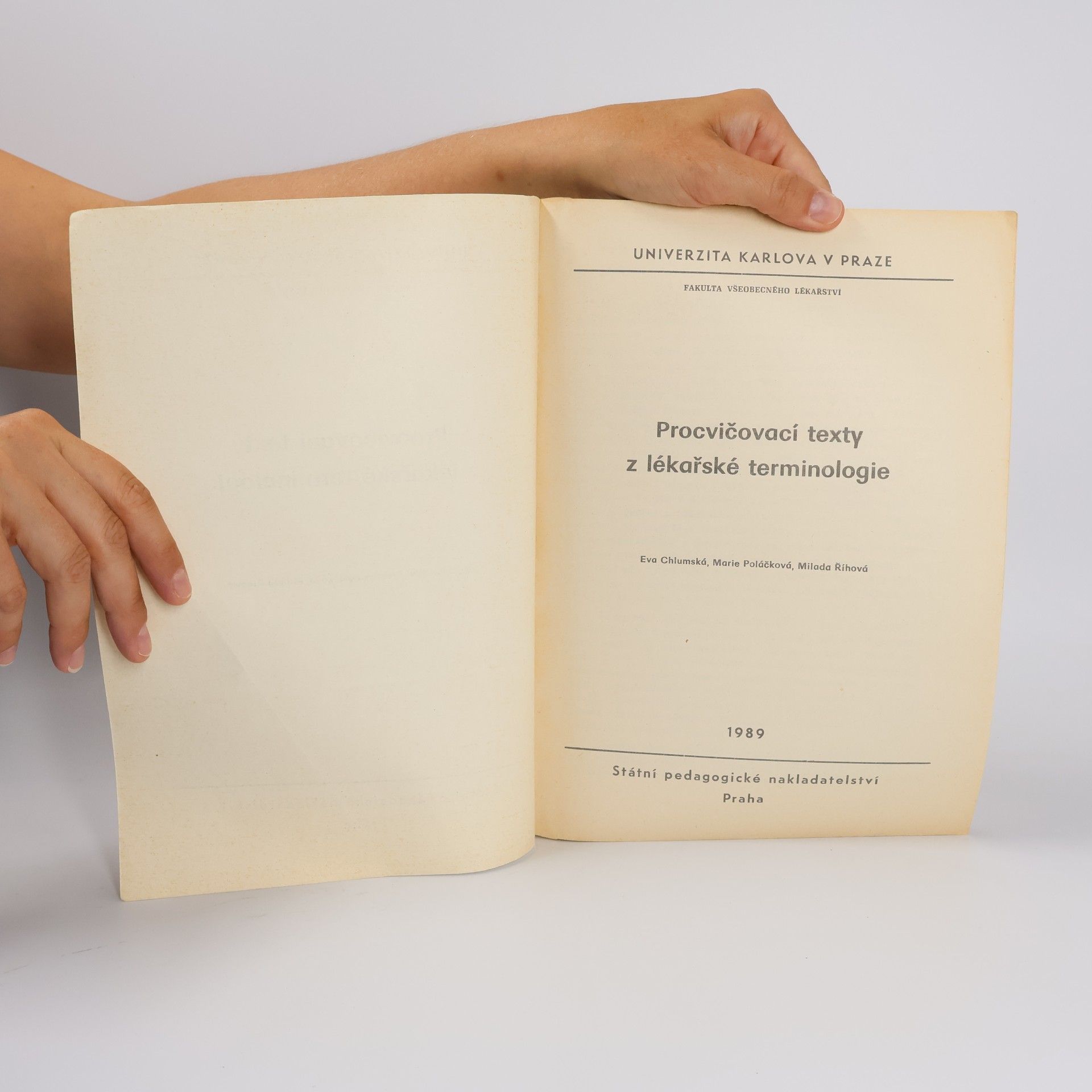 Eva Chlumská Procvičovací texty z lékařské terminologie