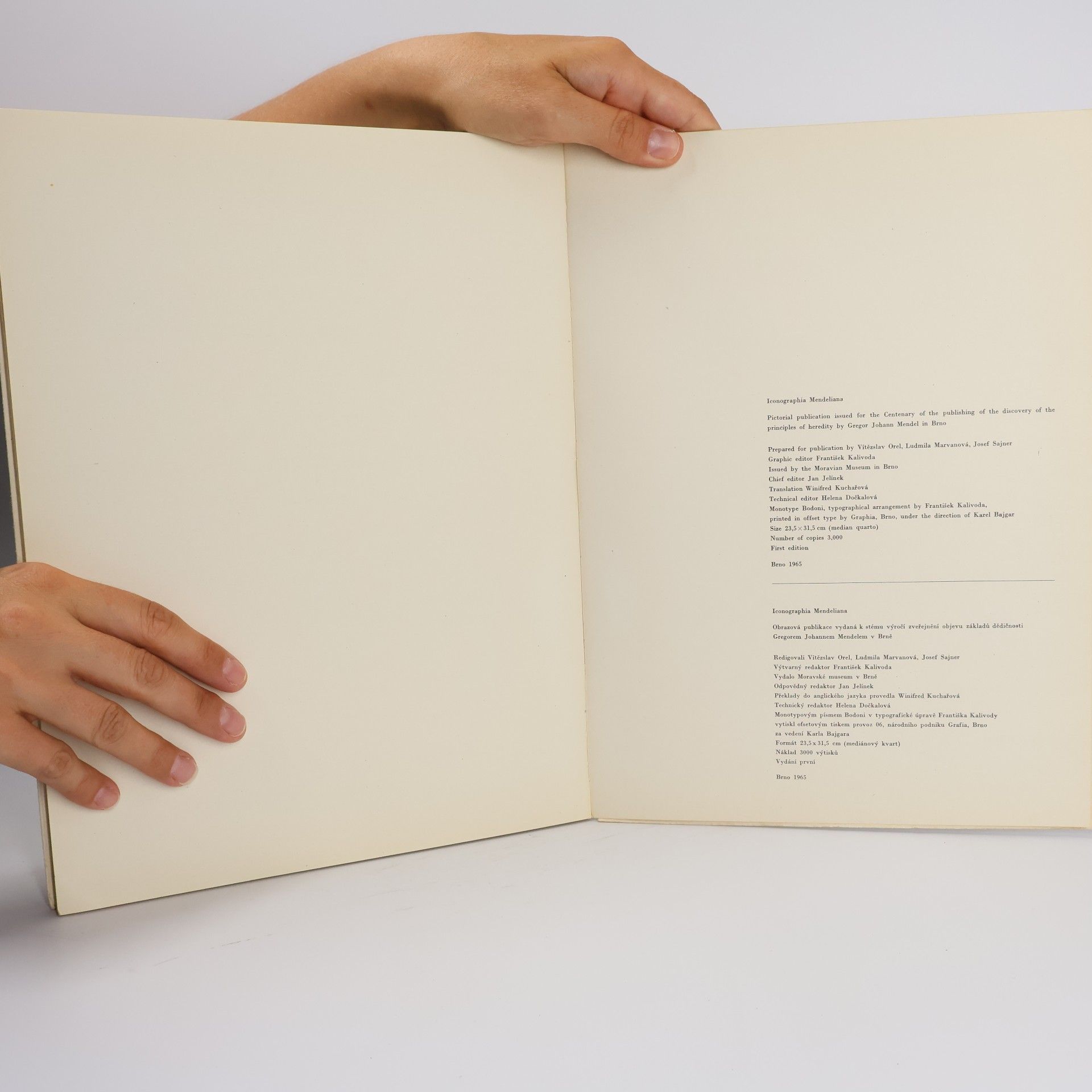 Vítězslav Orel Iconographia Mendeliana