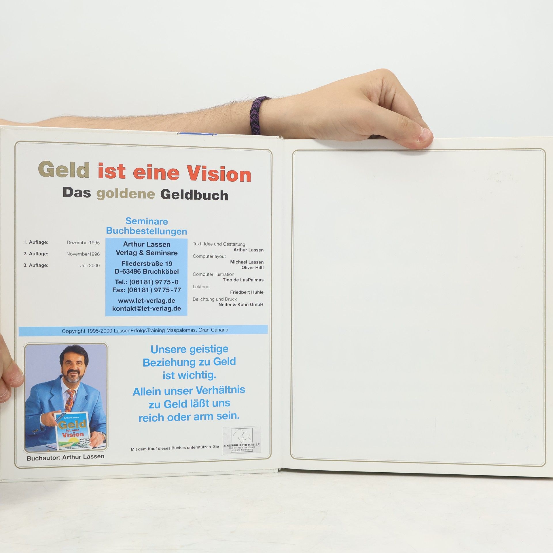 Arthur Geld Geld ist eine Vision