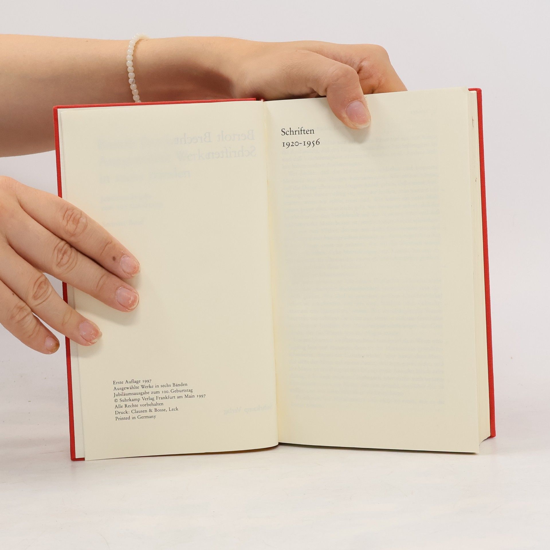 Bertolt Brecht Brecht Werke 6 Schriften