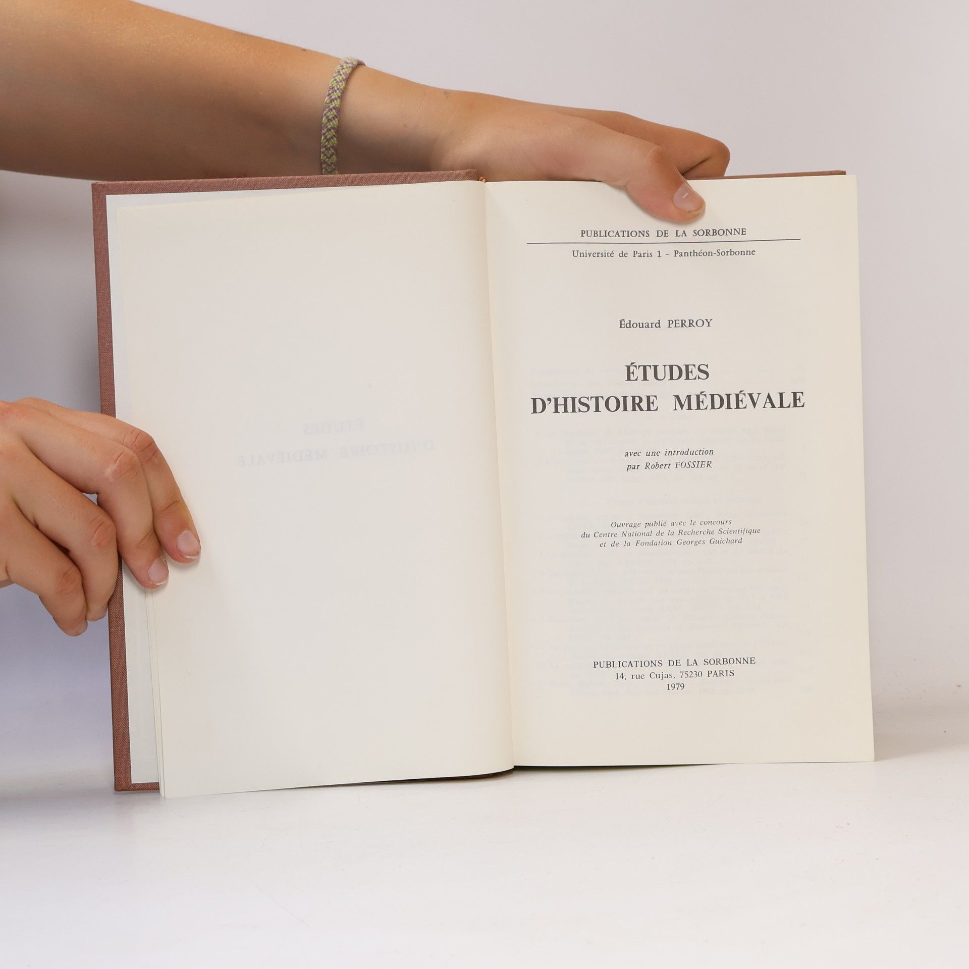 Edouard Perroy Études d'histoire médiévale