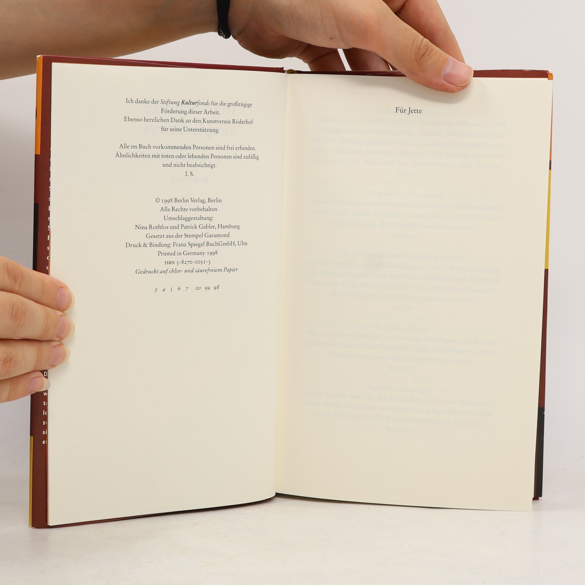 Ingo Schulze Simple Storys