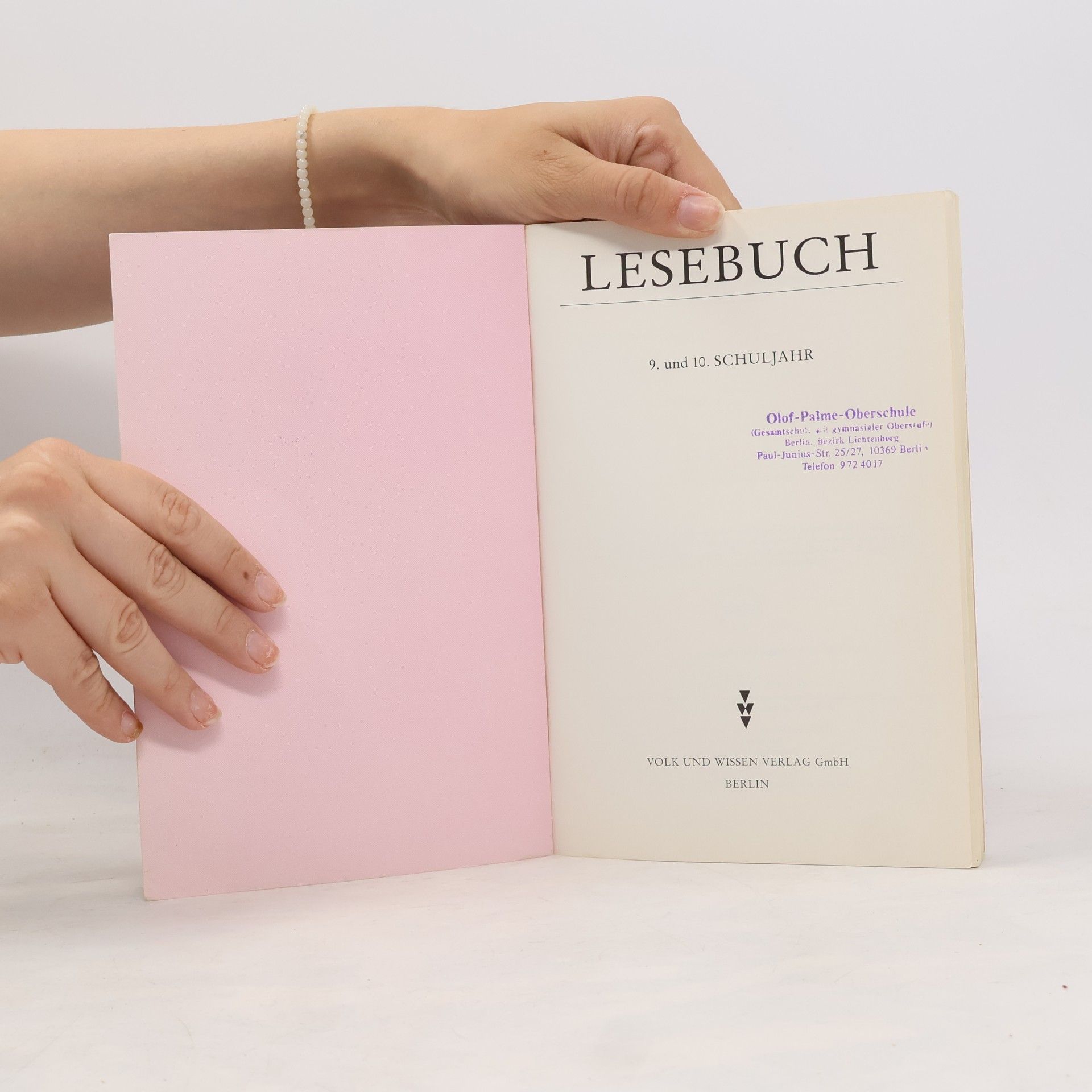 Regine Schultz Lesebuch, Kl.9/10
