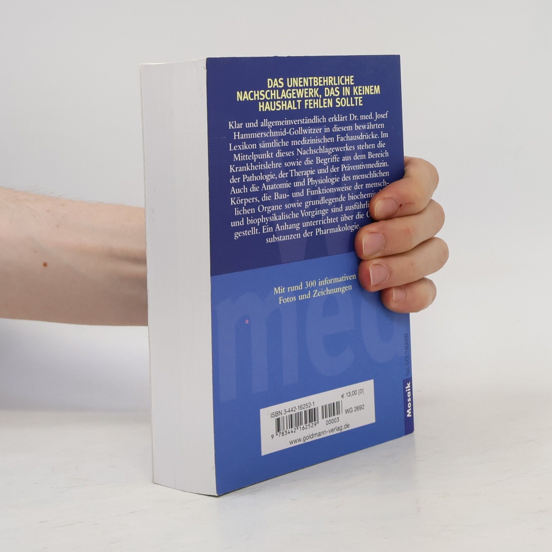 Josef Hammerschmid Gollwitzer Wörterbuch der medizinischen Fachausdrücke