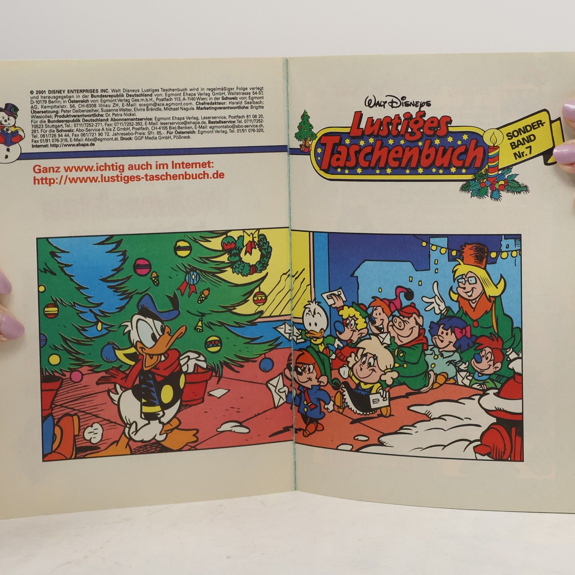 Walt Disney Lustiges Taschenbuch 7. Weihnachten in Entenhausen