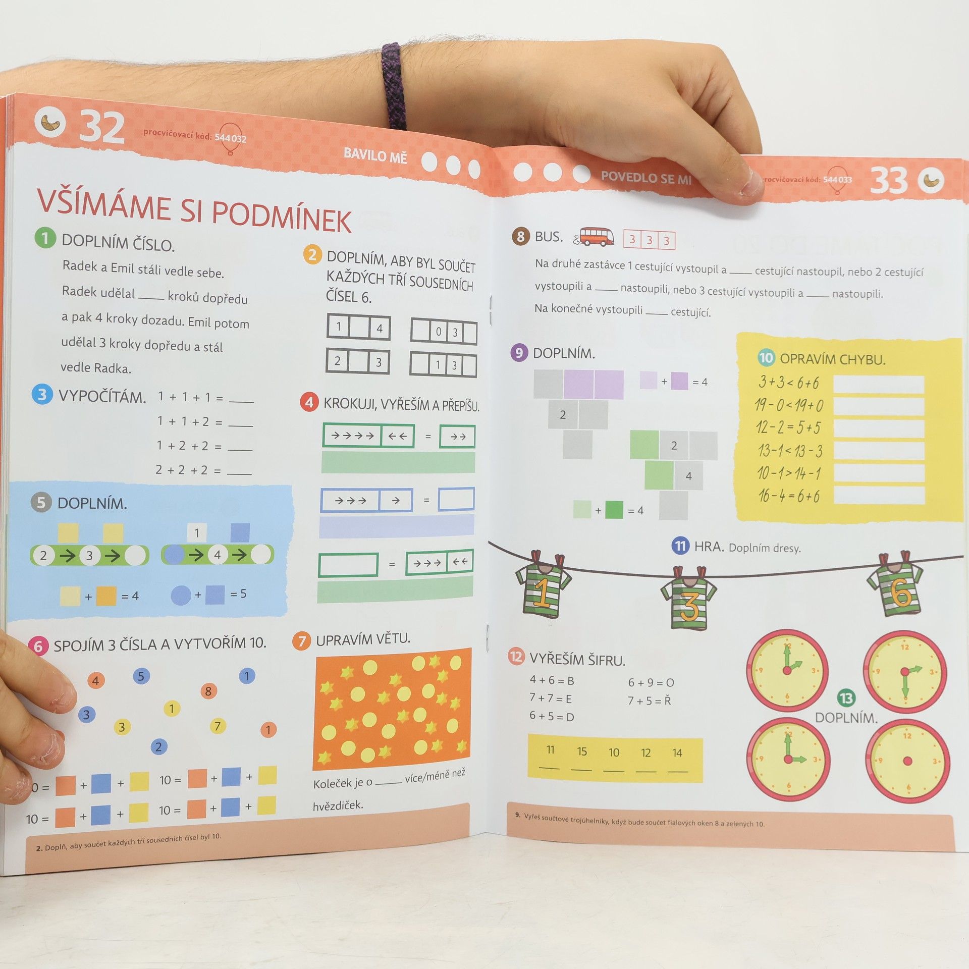 Kolektív autorov Matematika : hybridní pracovní učebnice pro 1. ročník základní školy. 2. díl