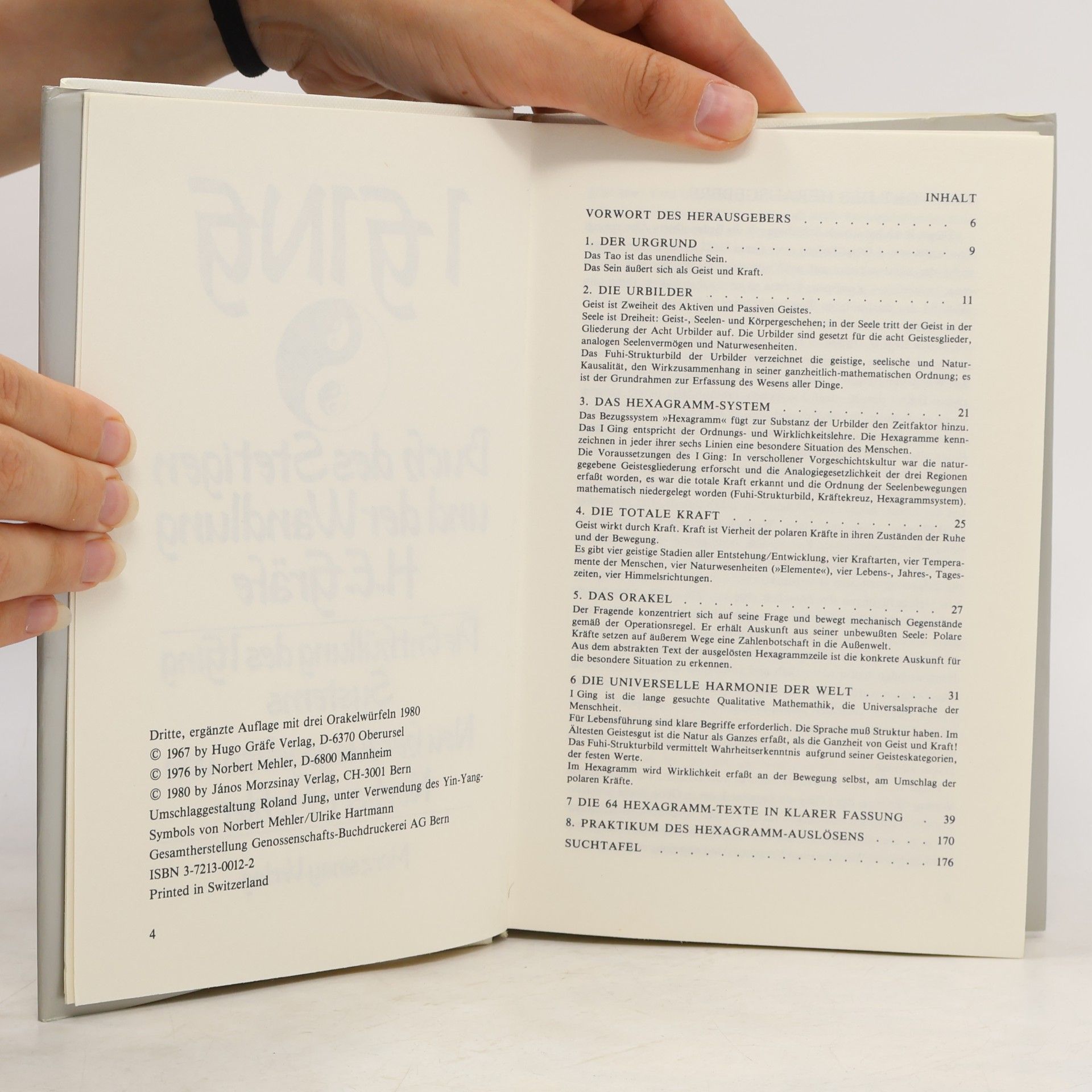 H. E. Gräfe I Ging: Buch des Stetigen und der Wandlung