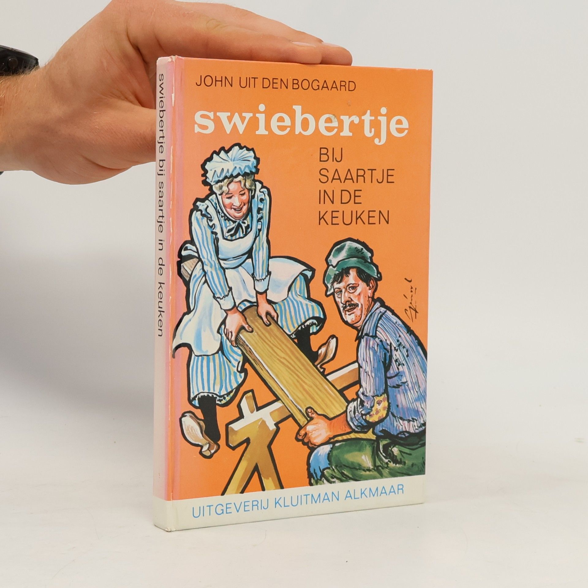 John Henri uit den Bogaard Swiebertje bij Saartje in de keuken