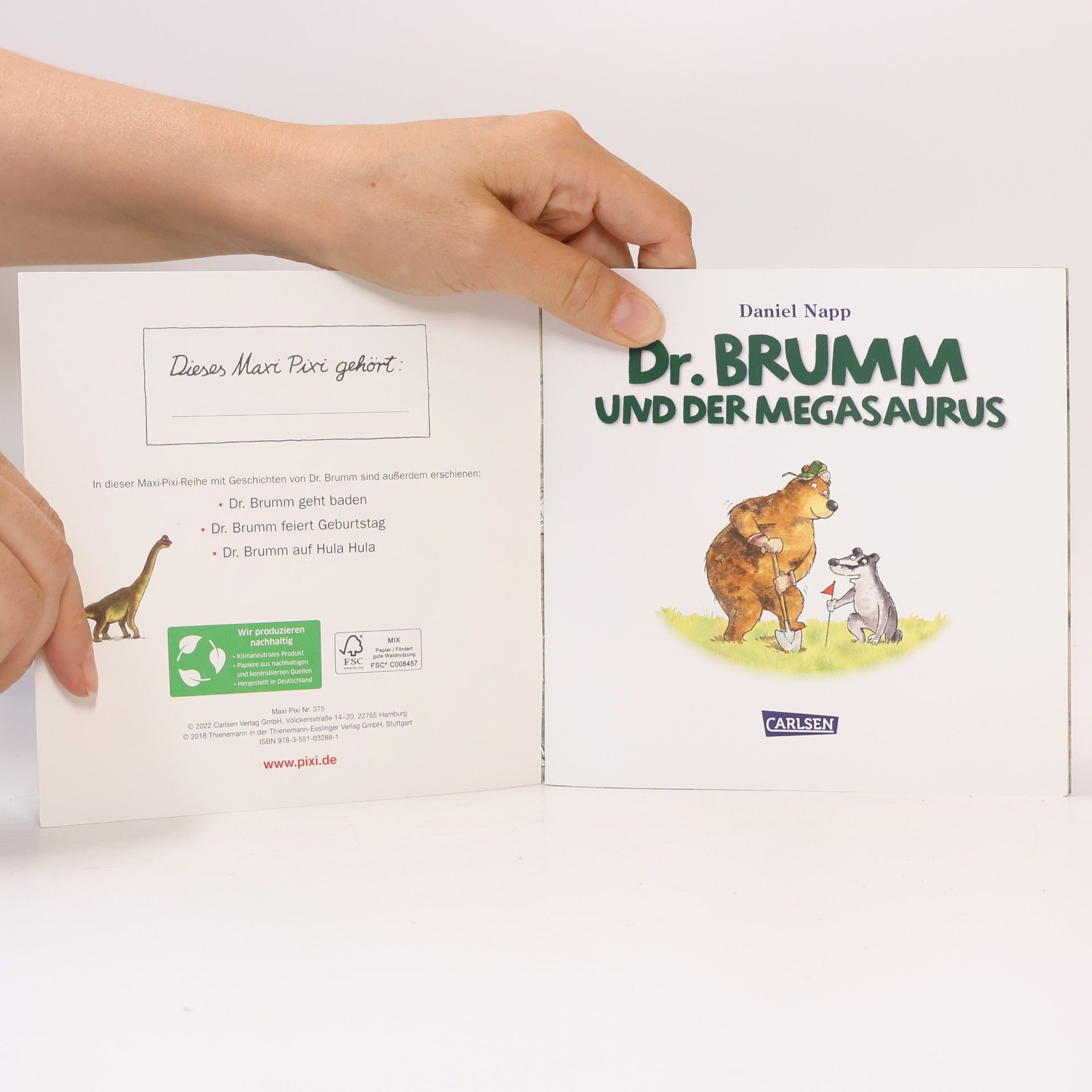 Daniel Napp Maxi Pixi - 375: Dr. Brumm und der Megasaurus