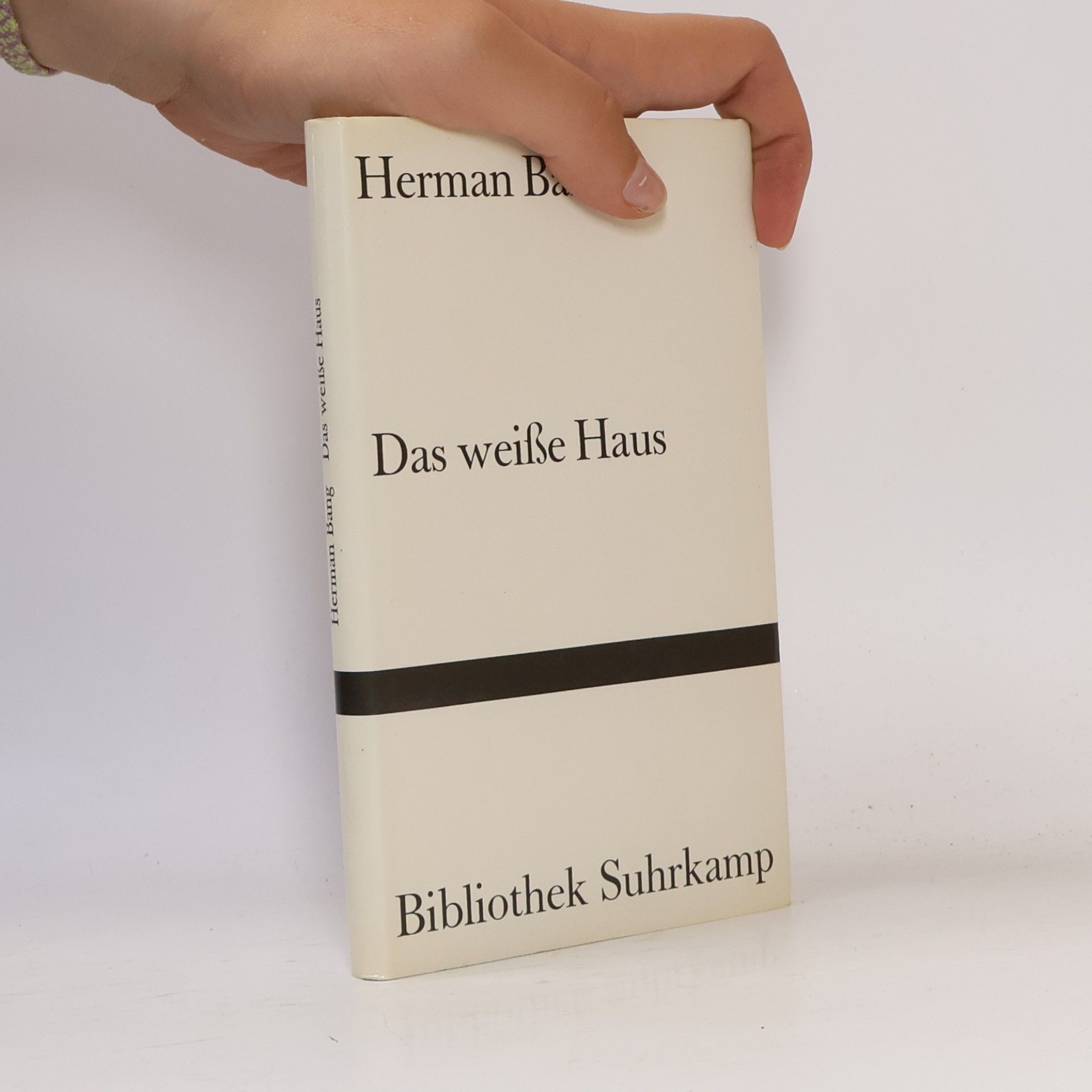Herman Bang Bibliothek Suhrkamp: Das weisse Haus