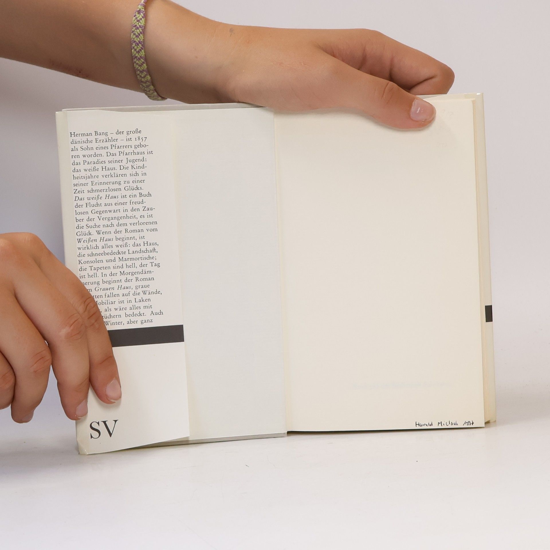 Herman Bang Bibliothek Suhrkamp: Das weisse Haus