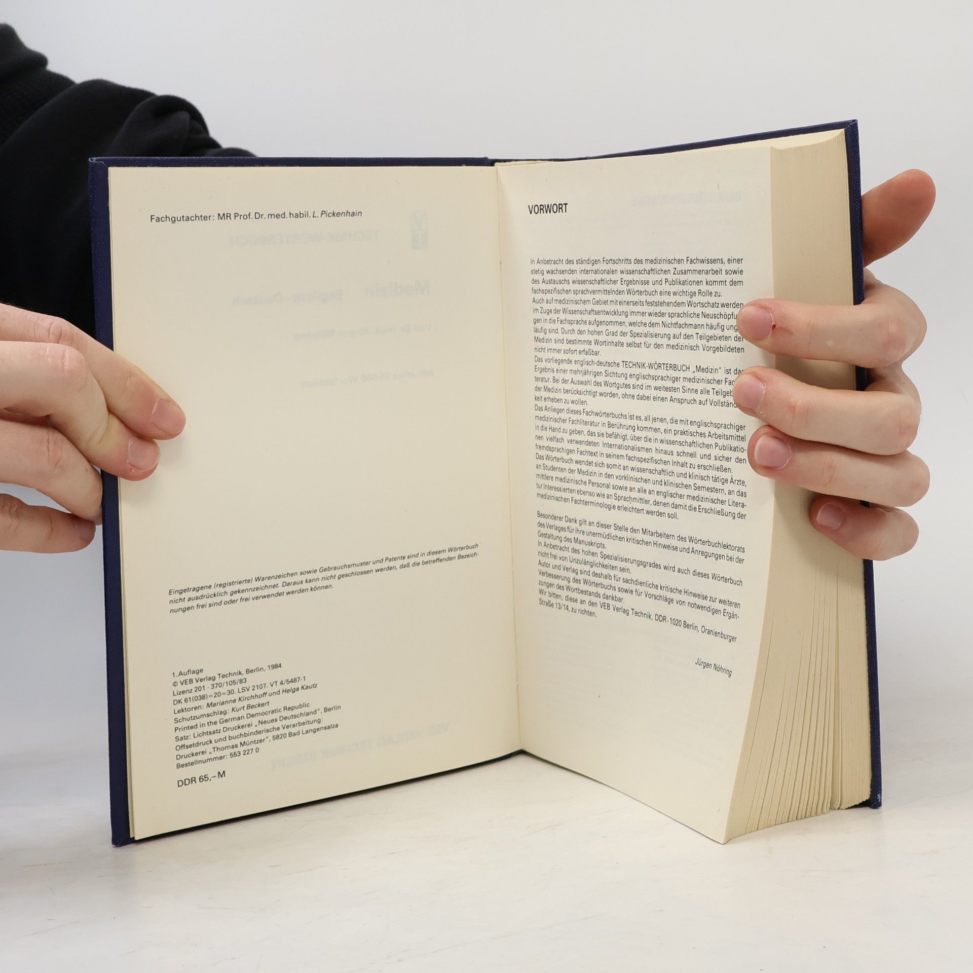 Autorenkollektiv Technik-Wörterbuch Medizin