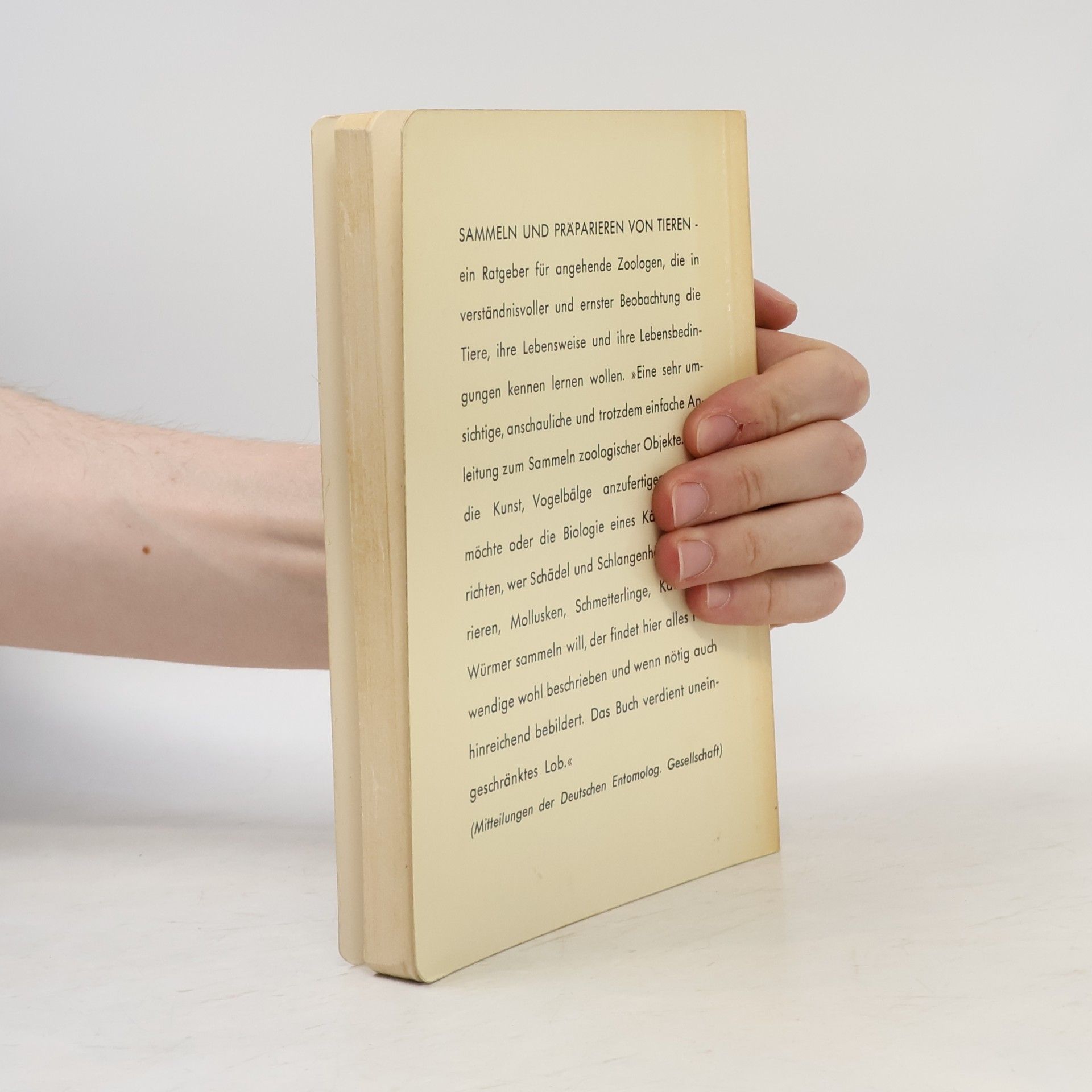 Georg Stehli Sammeln und Präparieren von Tieren