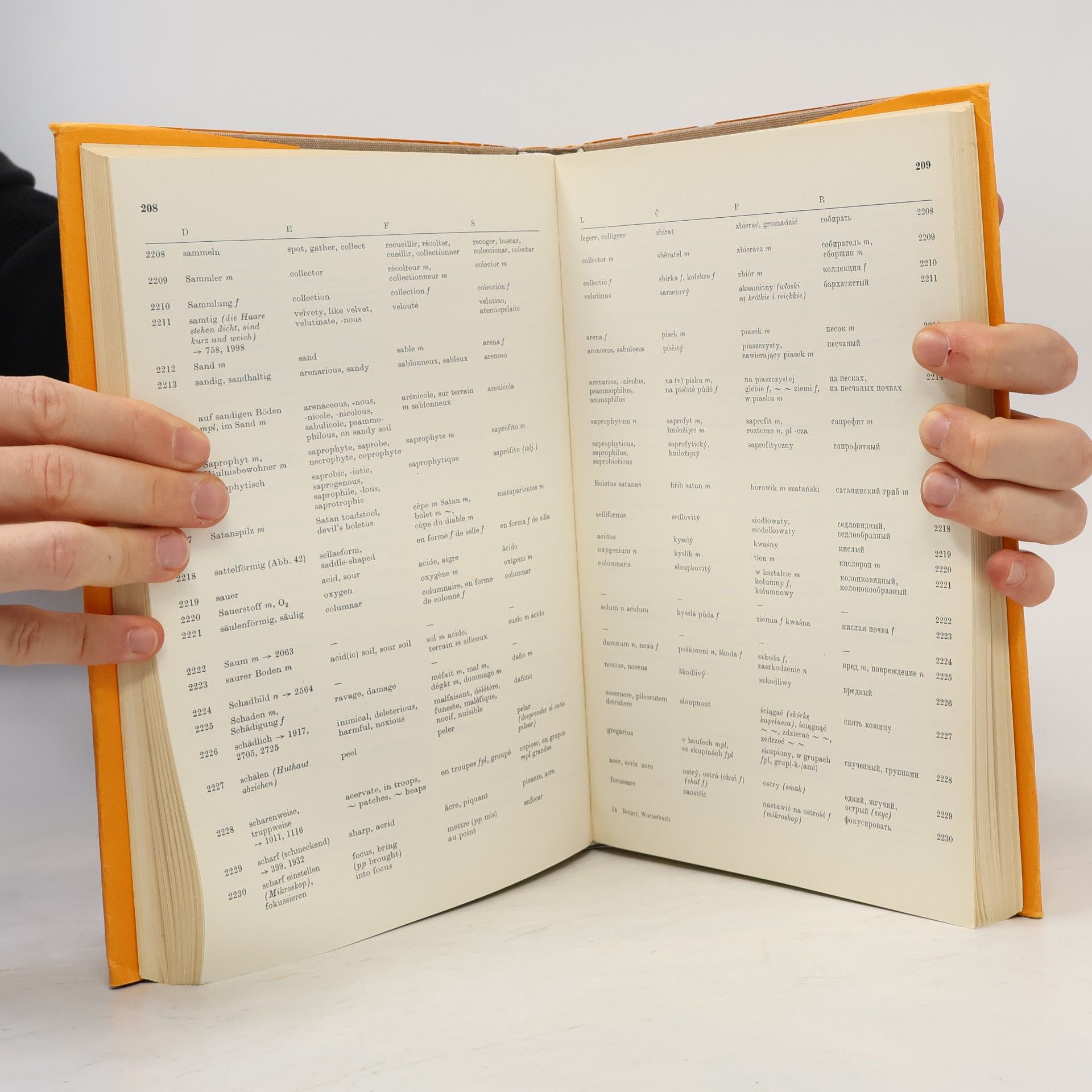 Karl Berger Mykologisches Wörterbuch. Mycological Dictionary in 8 Languages