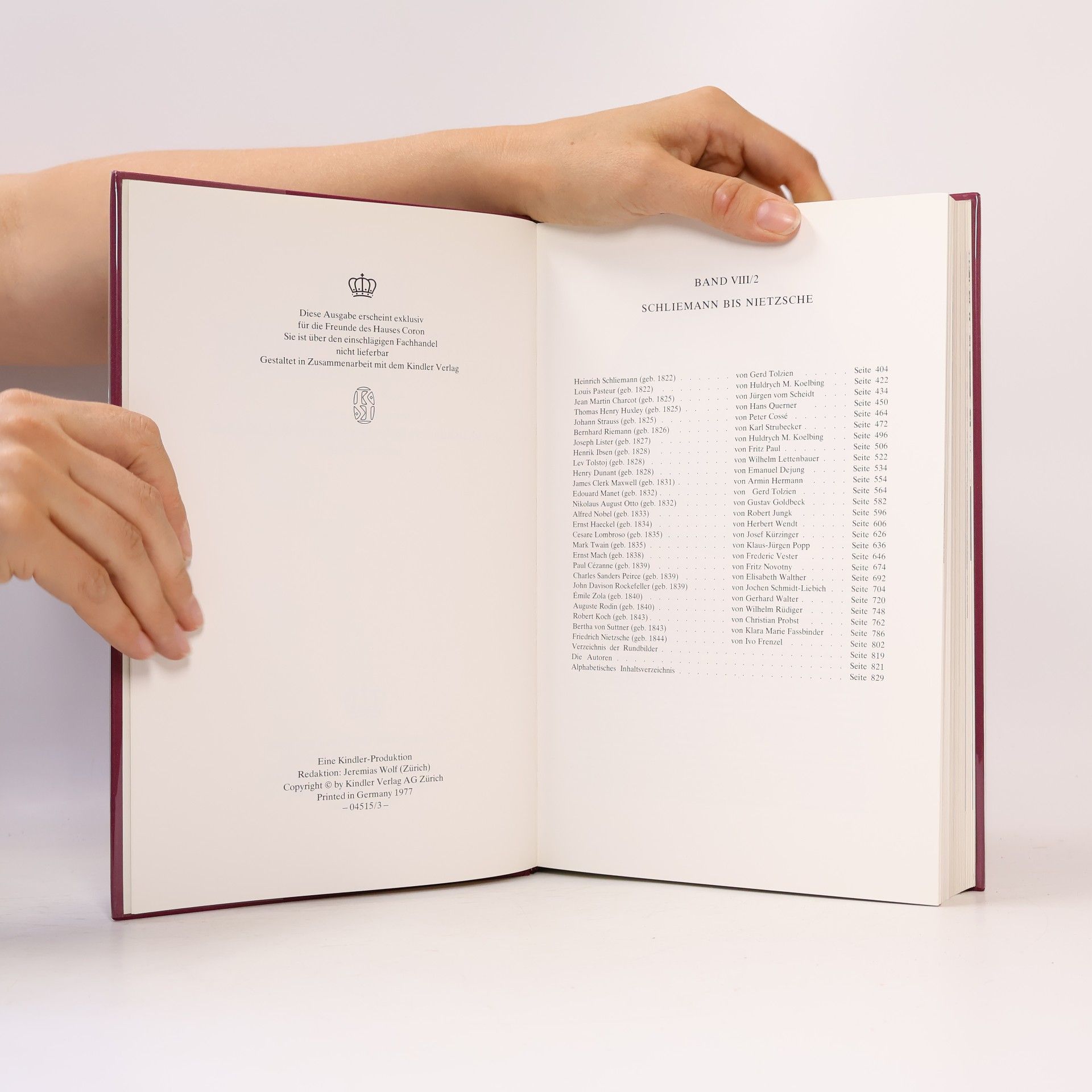 Autorenkollektiv Die Grossen VIII/2. Schliemann bis Nietzsche