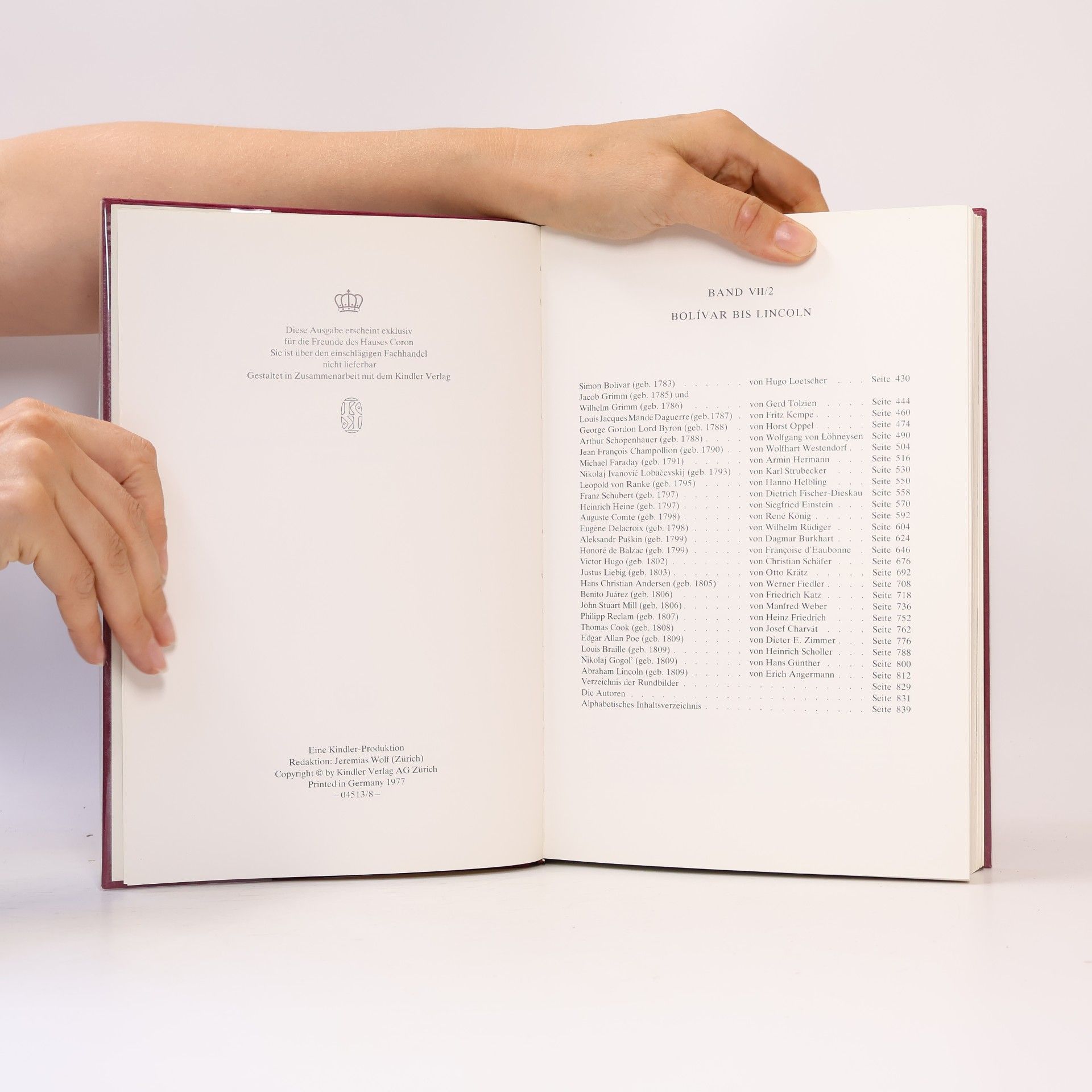 Autores varios Die Grossen VII/2