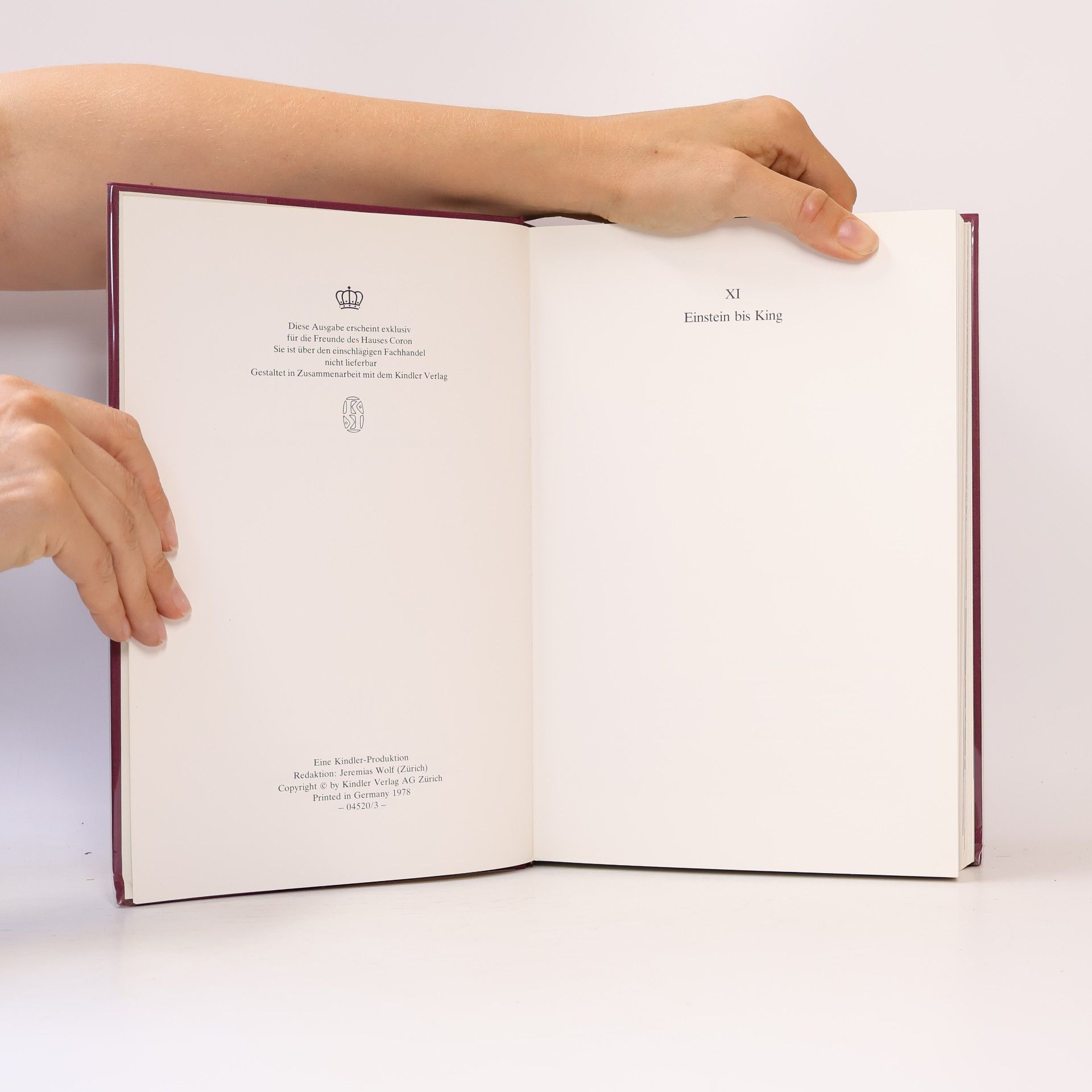 Autores varios Die Grossen XI/1