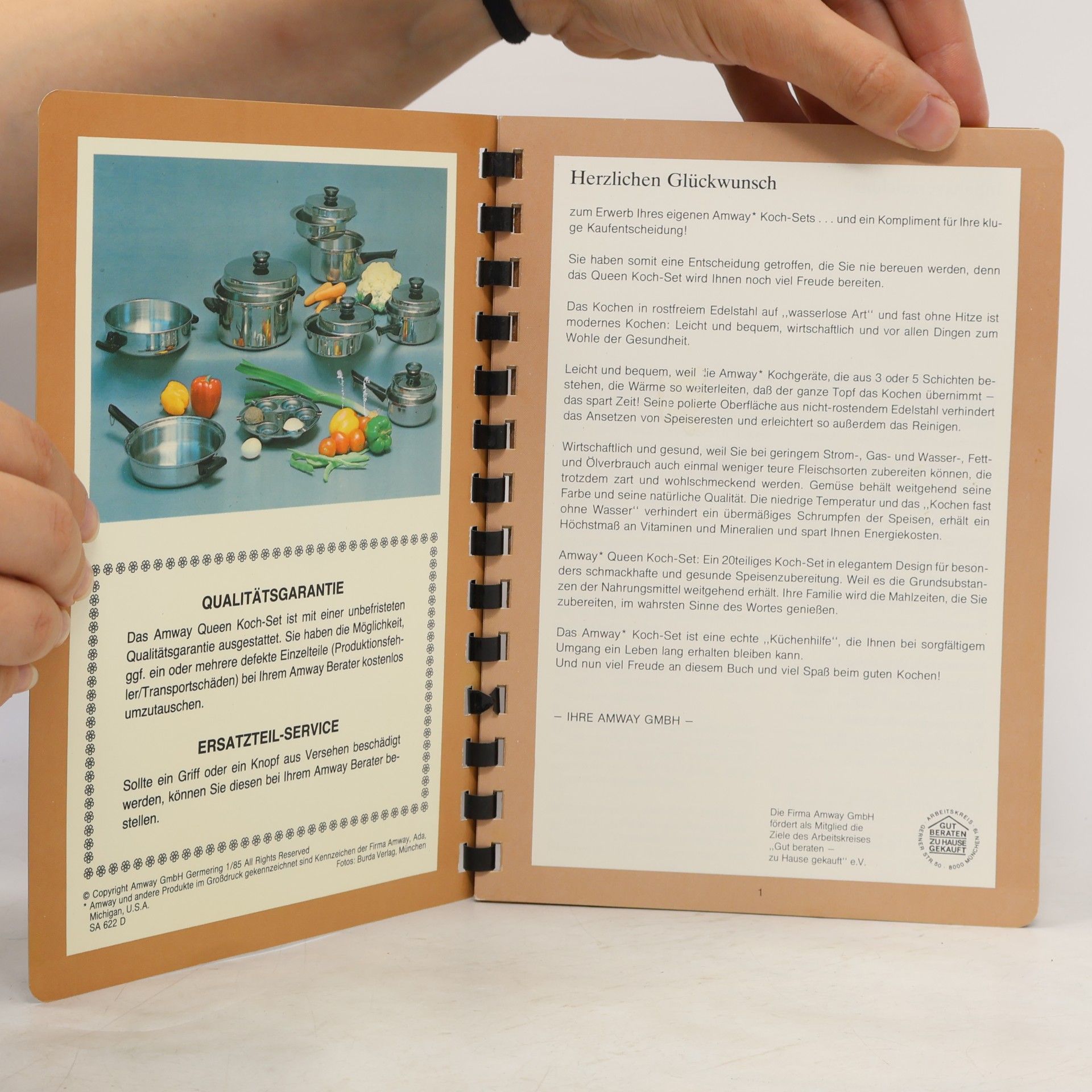 Autorenkollektiv Kochbuch exklusiv für das Amway Queen Koch-Set