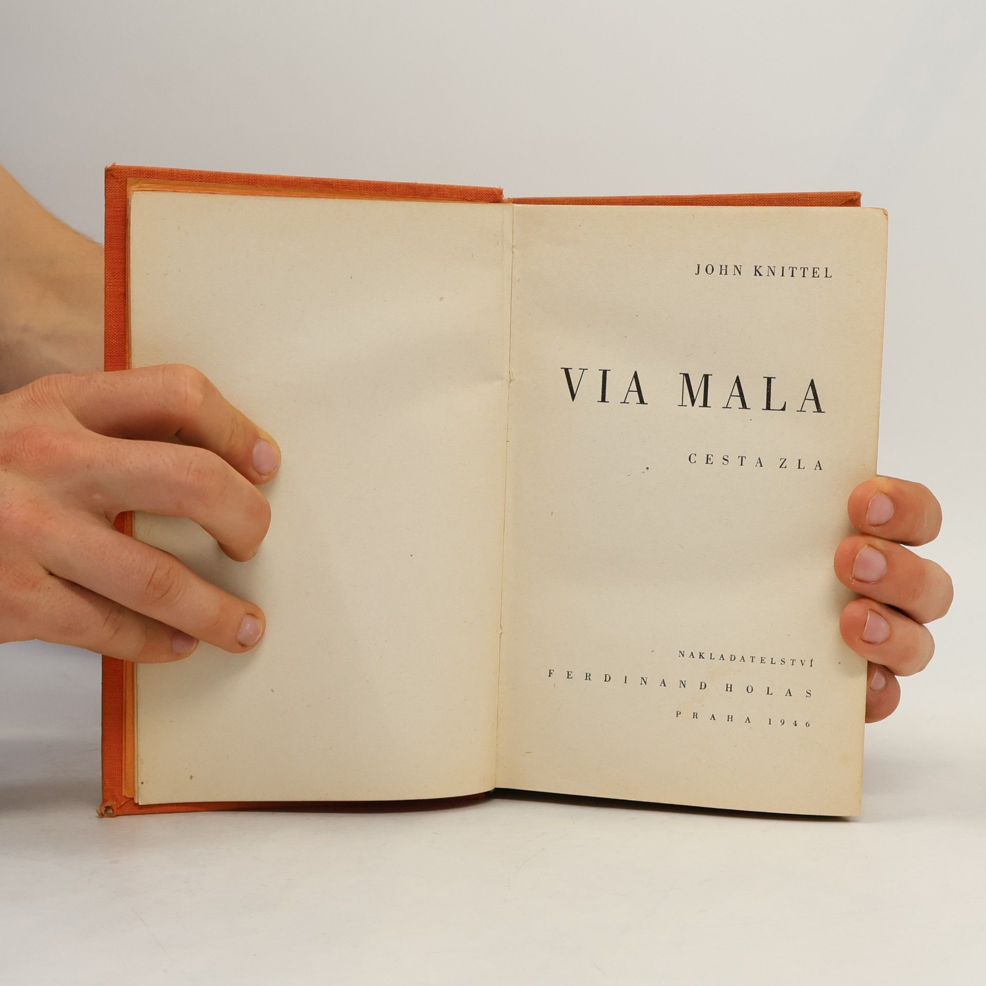 John Knittel Via mala