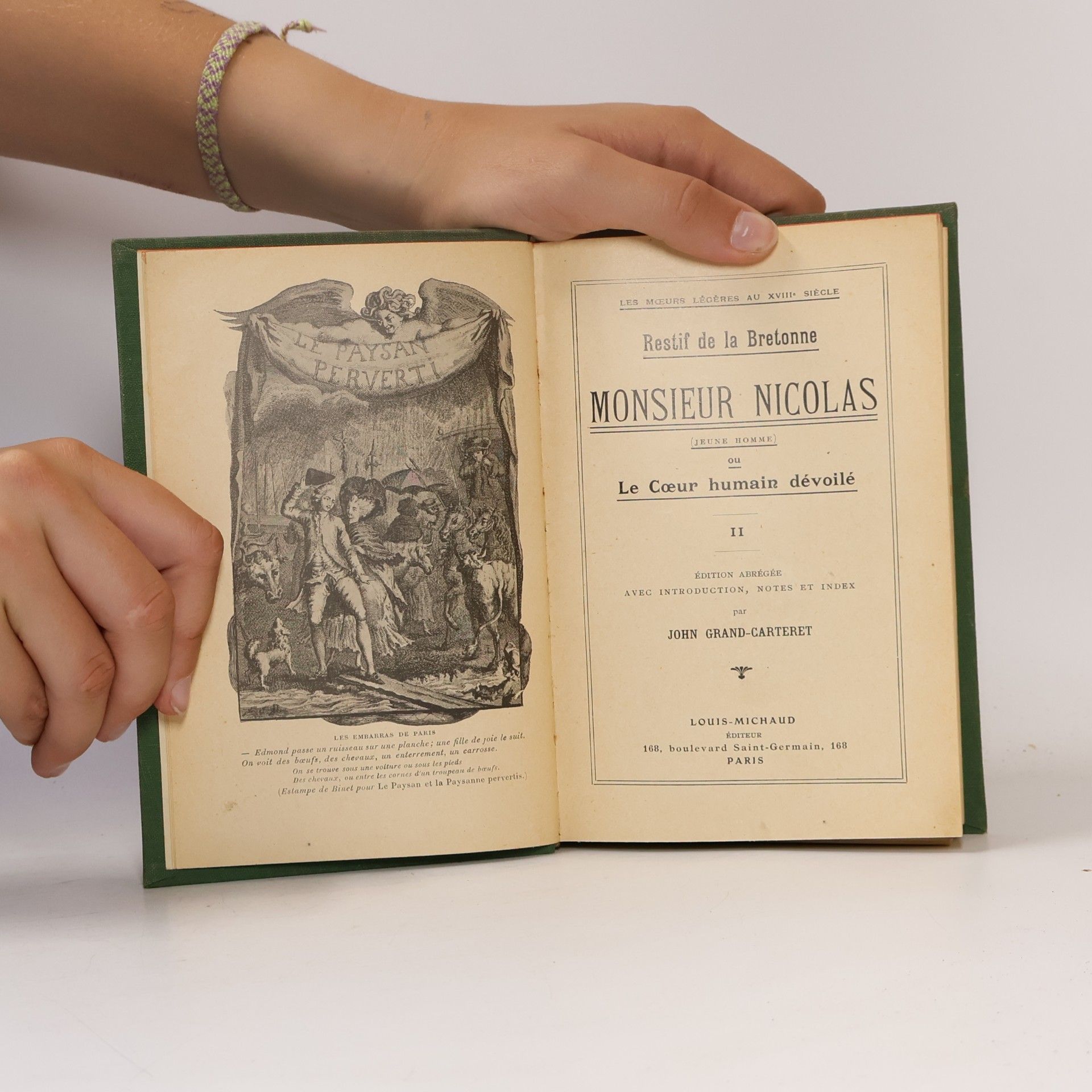 Restif de la Bretonne Monsieur Nicolas ou Le Cœur humain dévoilé II