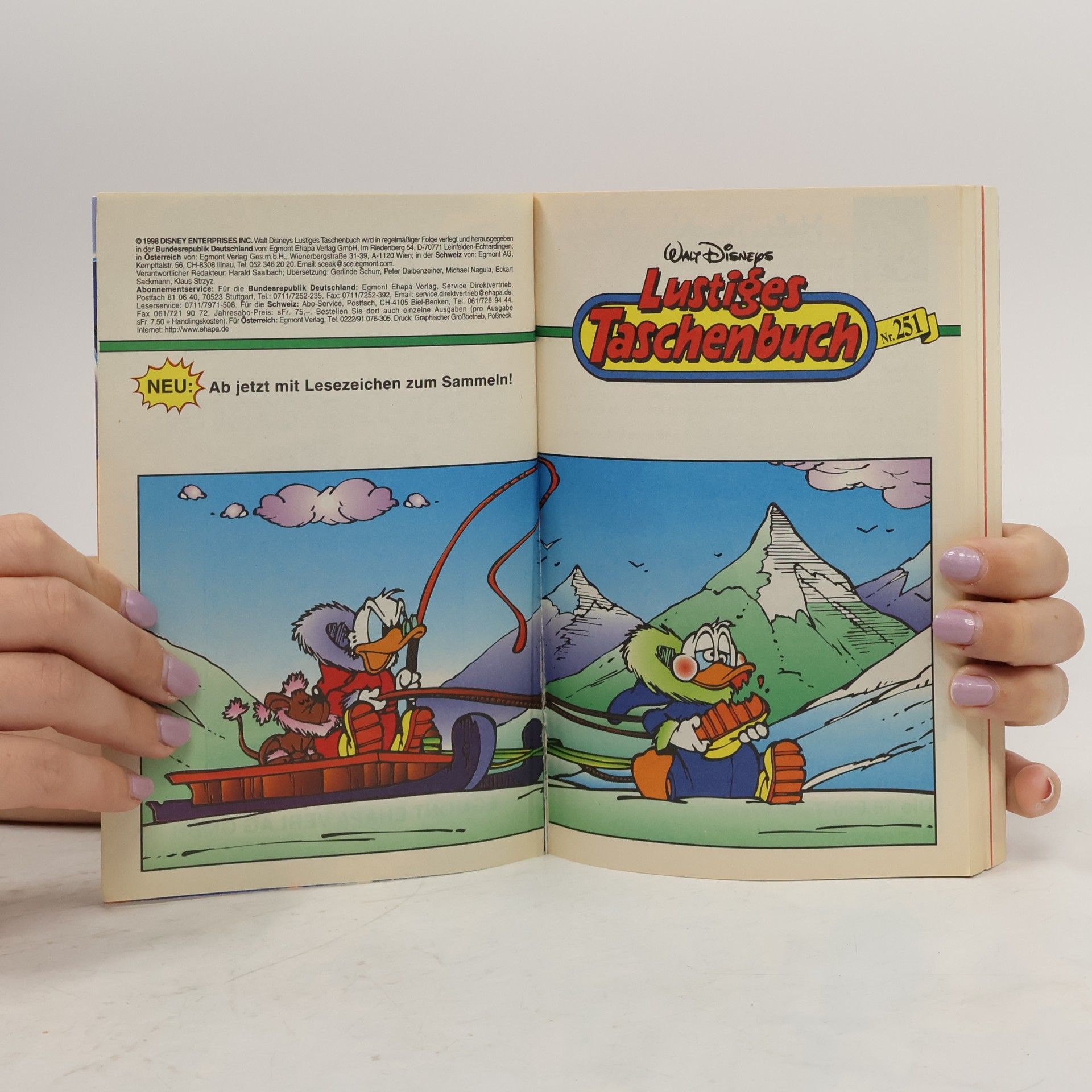 Walt Disney Lustiges Taschenbuch 251. Schatzsuche im Eis