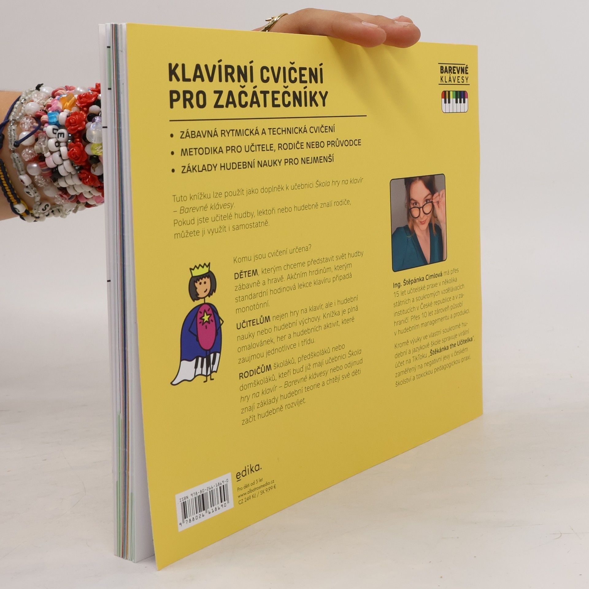 Štěpánka Cimlová Klavírní cvičení pro začátečníky