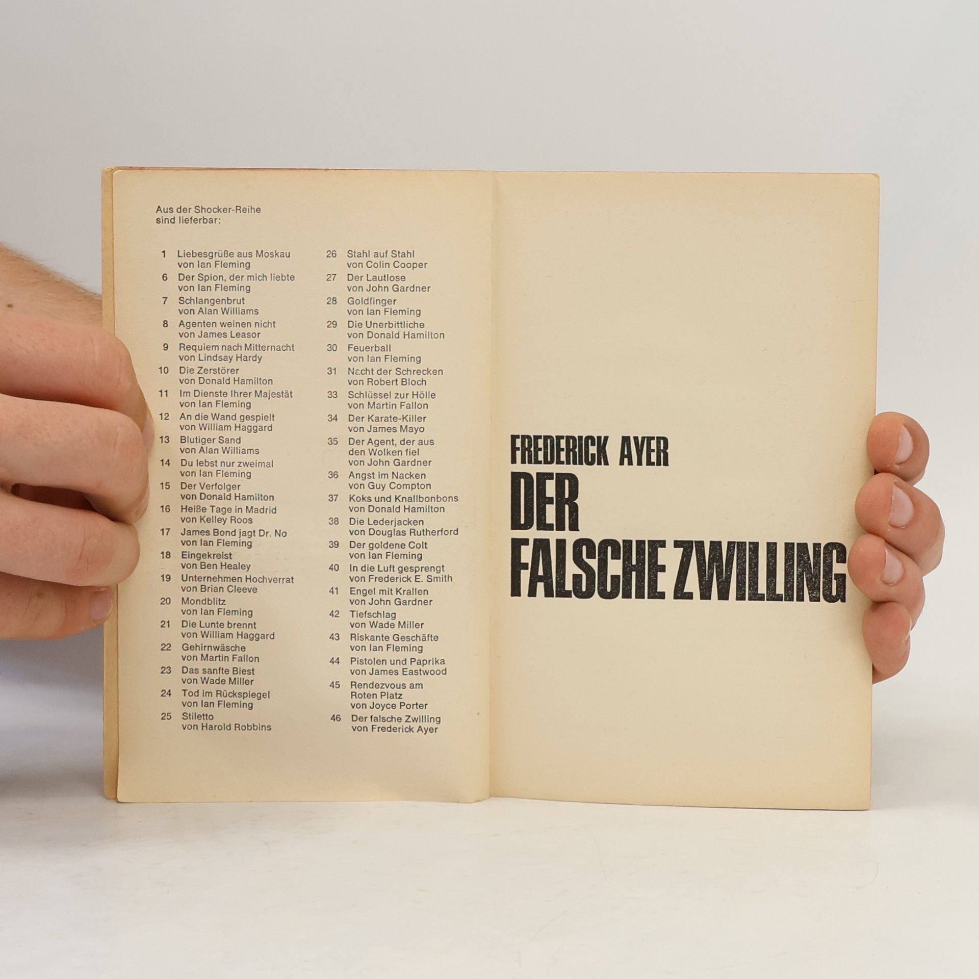 Frederick Ayer Der falsche Zwilling