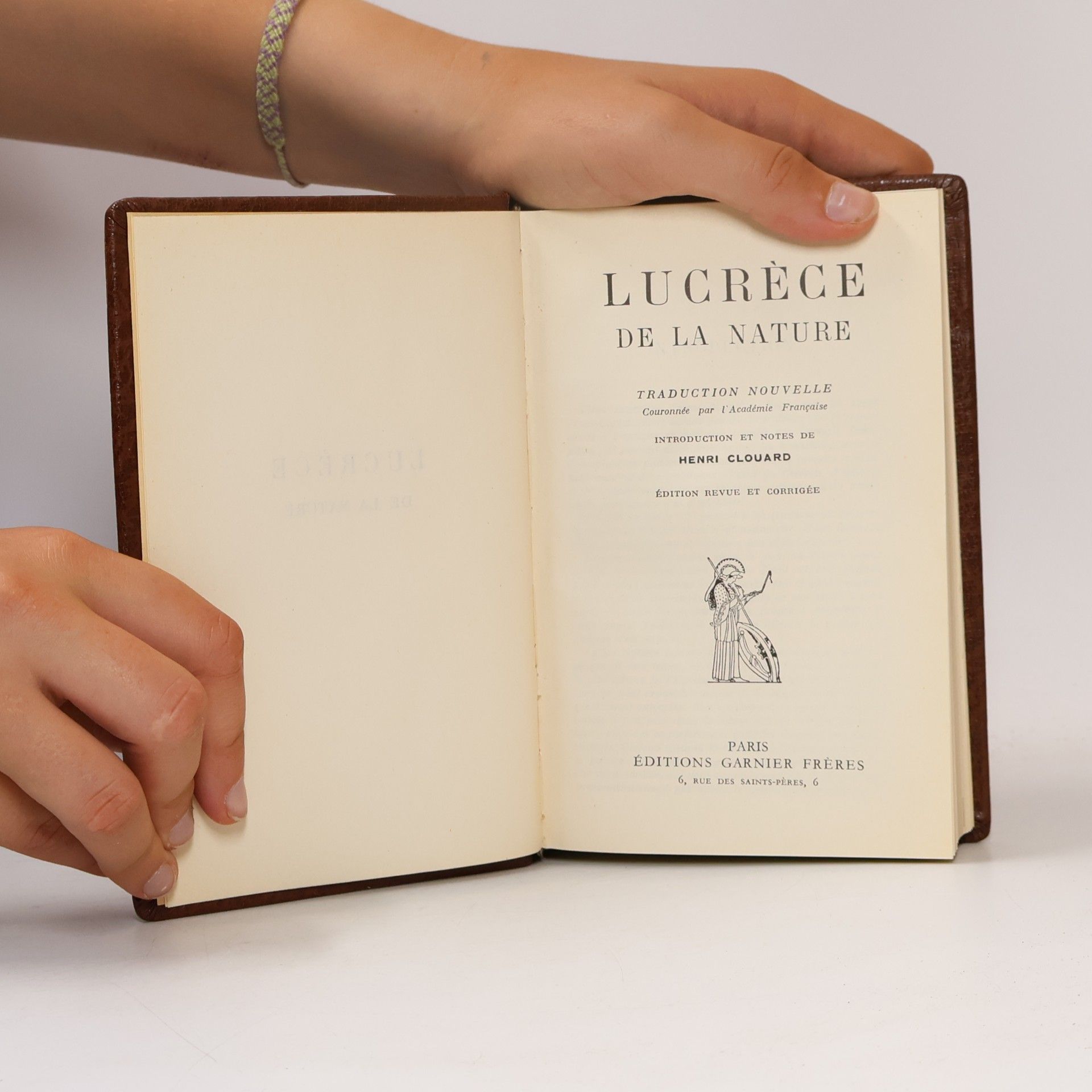 Titus Lucretius Carus De la nature