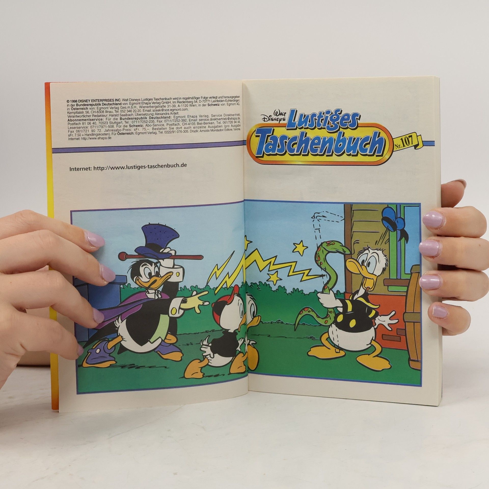 Walt Disney Lustiges Taschenbuch 107. Der makabre Magier