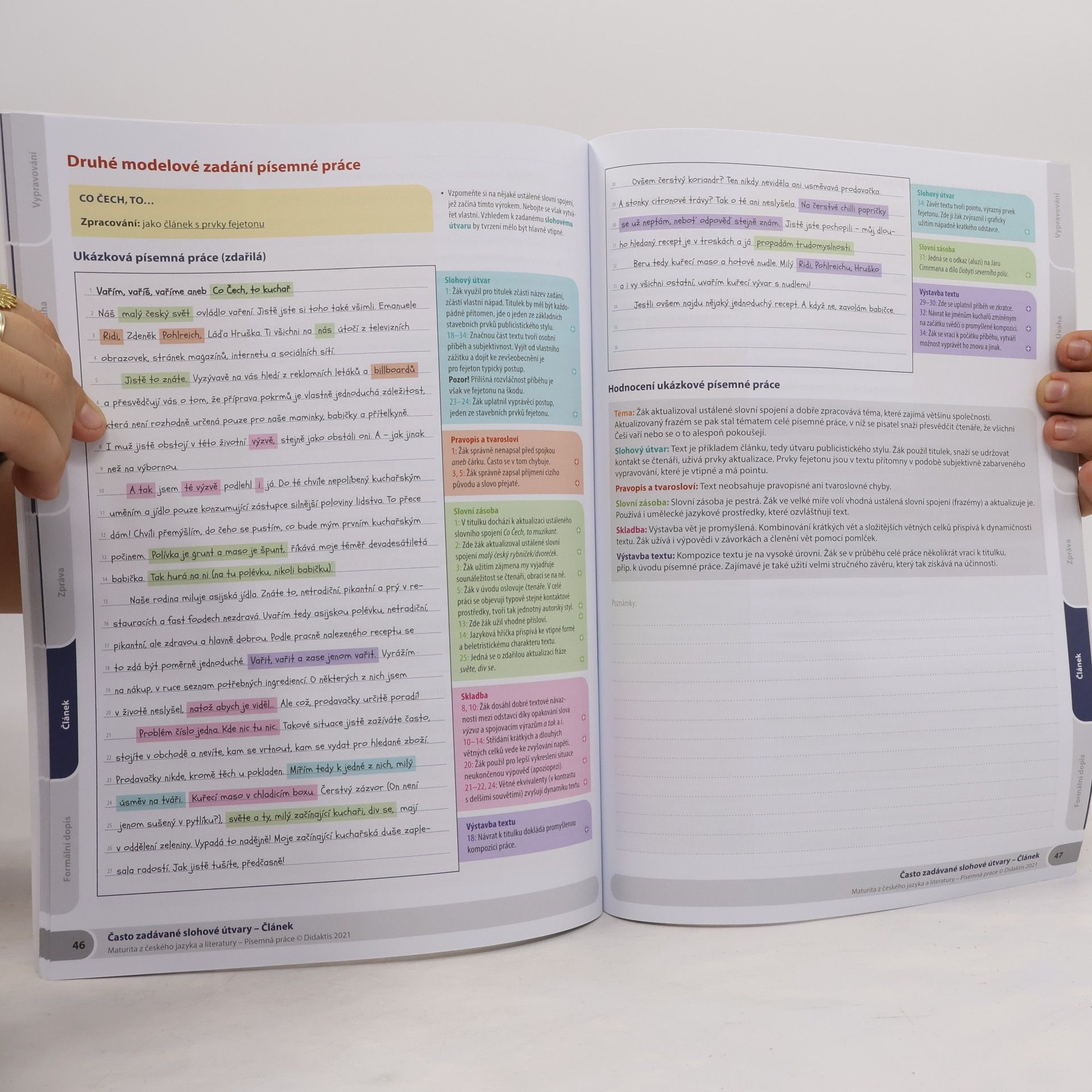 Soňa Havlíčková Maturita z českého jazyka a literatury: písemná práce