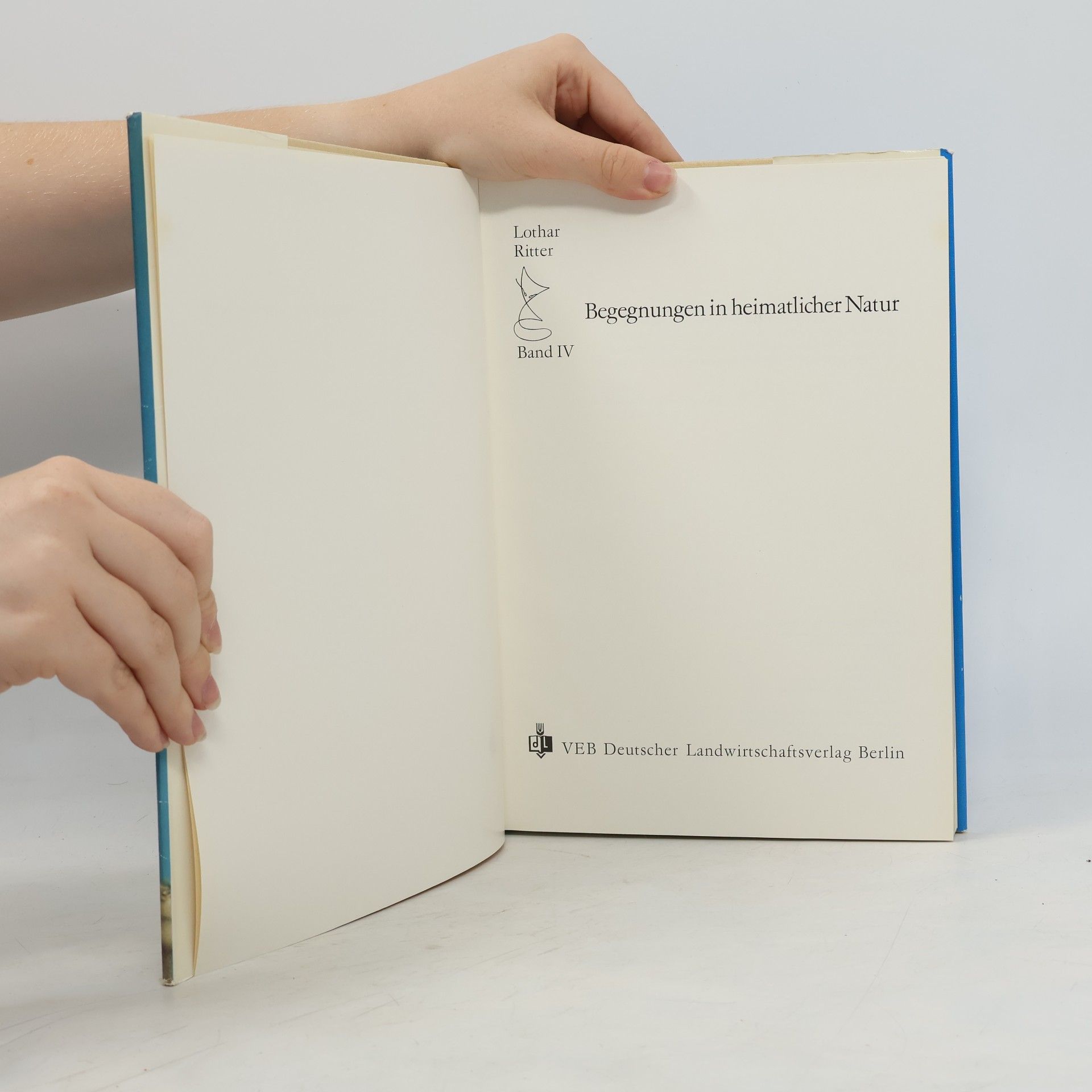 Lothar Ritter Begegnungen in heimatlicher Natur IV