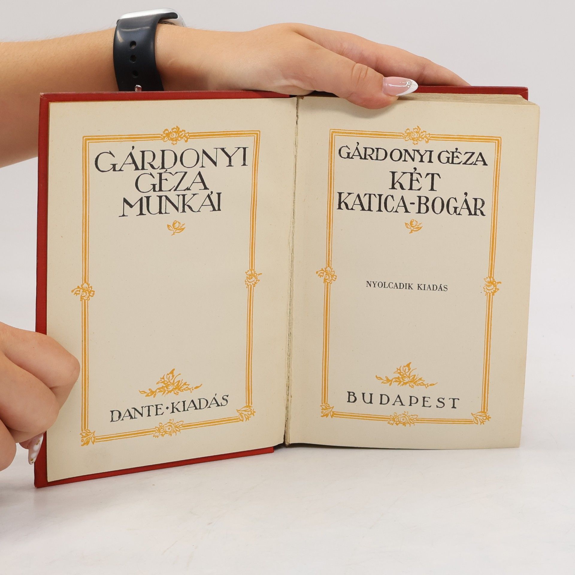 Géza Gárdonyi Két katica-bogár