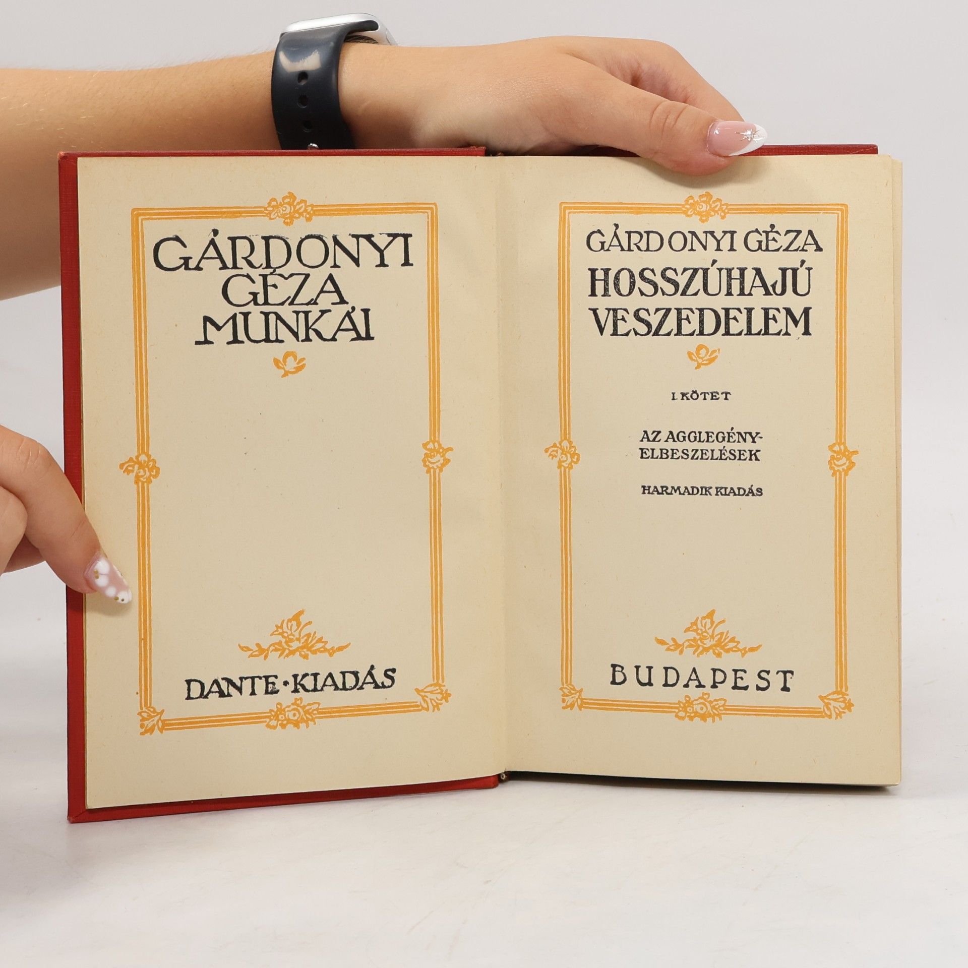 Géza Gárdonyi Hosszúhajú veszedelem – I. kötet