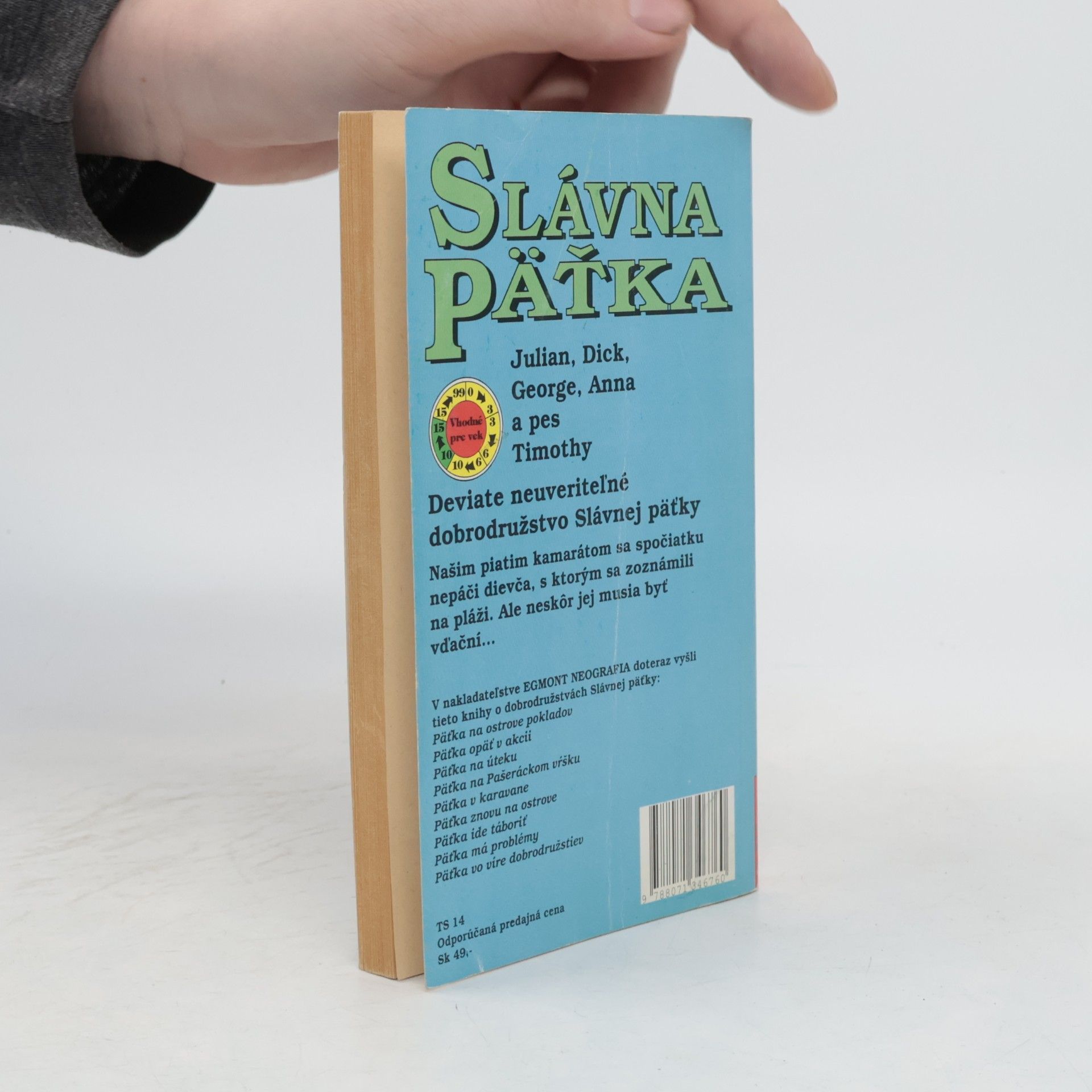 Enid Blyton Päťka vo víre dobrodružstiev