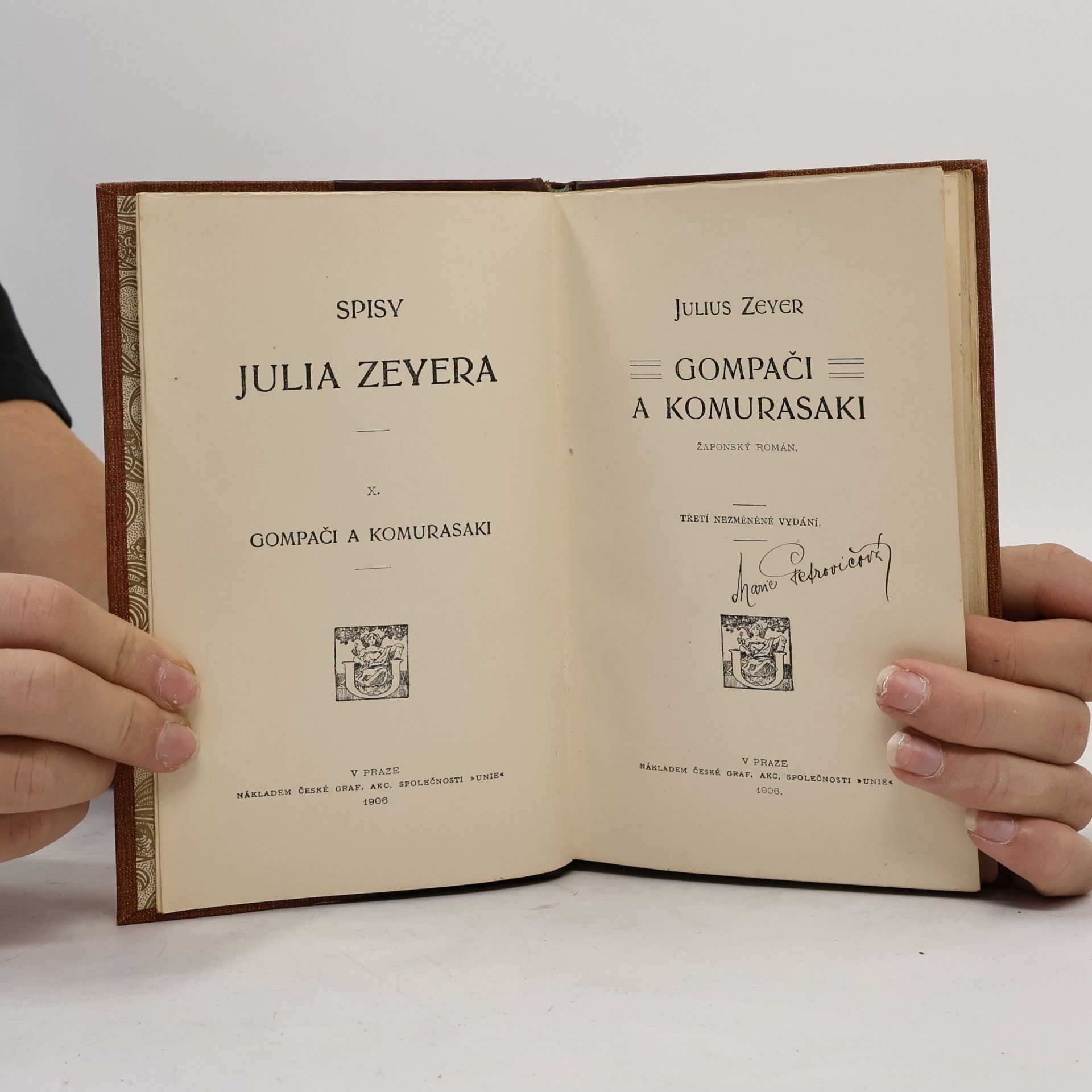 Julius Zeyer Gompači a Komurasaki