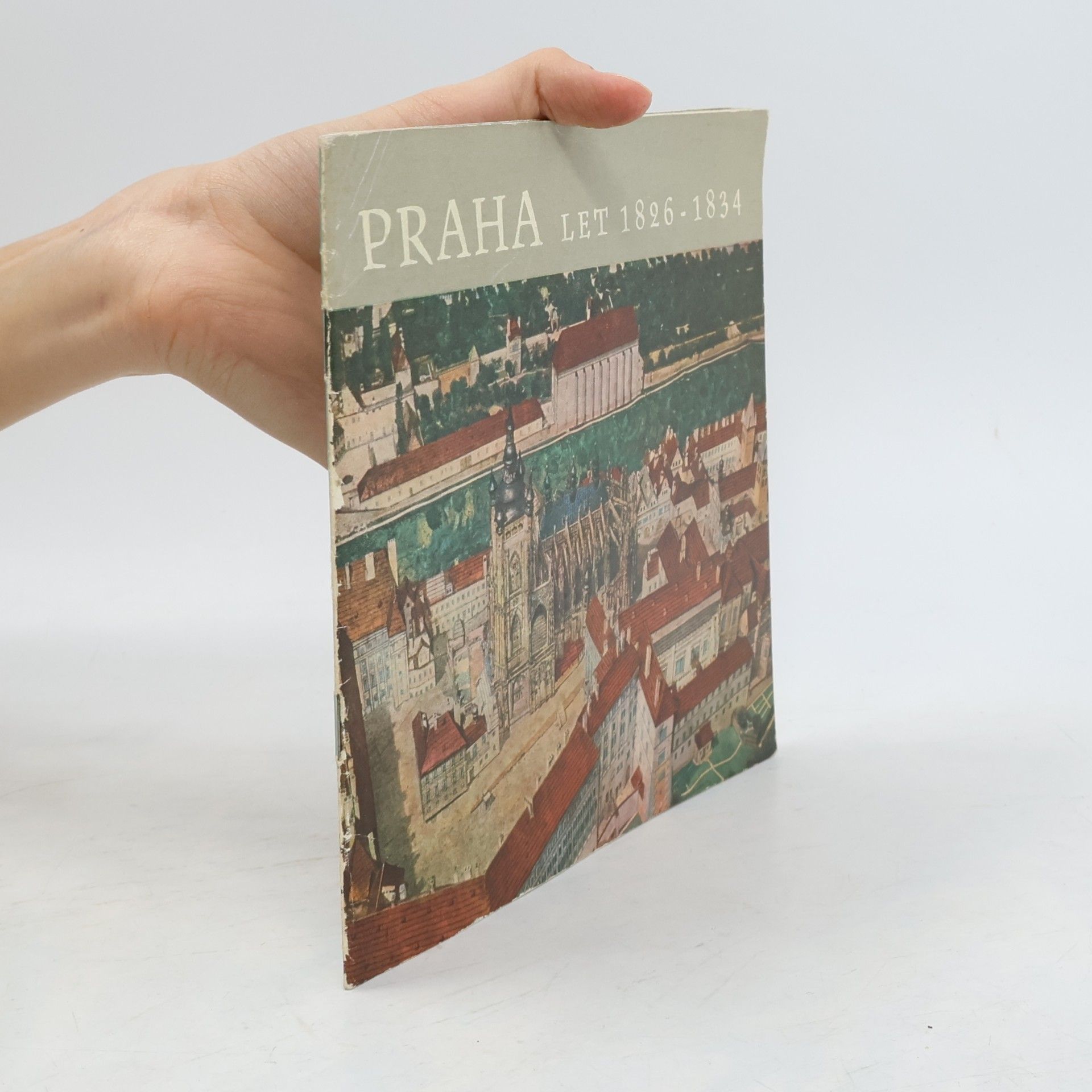 Václav Hlavsa Praha let 1826-1834 v plastickém modelu Antonína Langweila